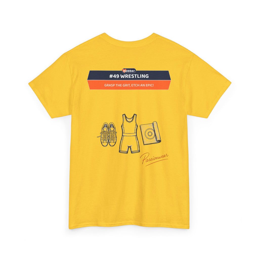 Hobber Mens Sports & Adventure T-Shirt, #49 Wrestling
