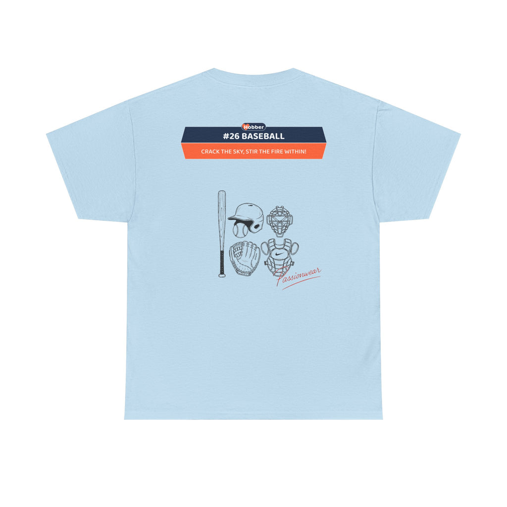 Hobber Mens Sports & Adventure T-Shirt, #26 Baseball