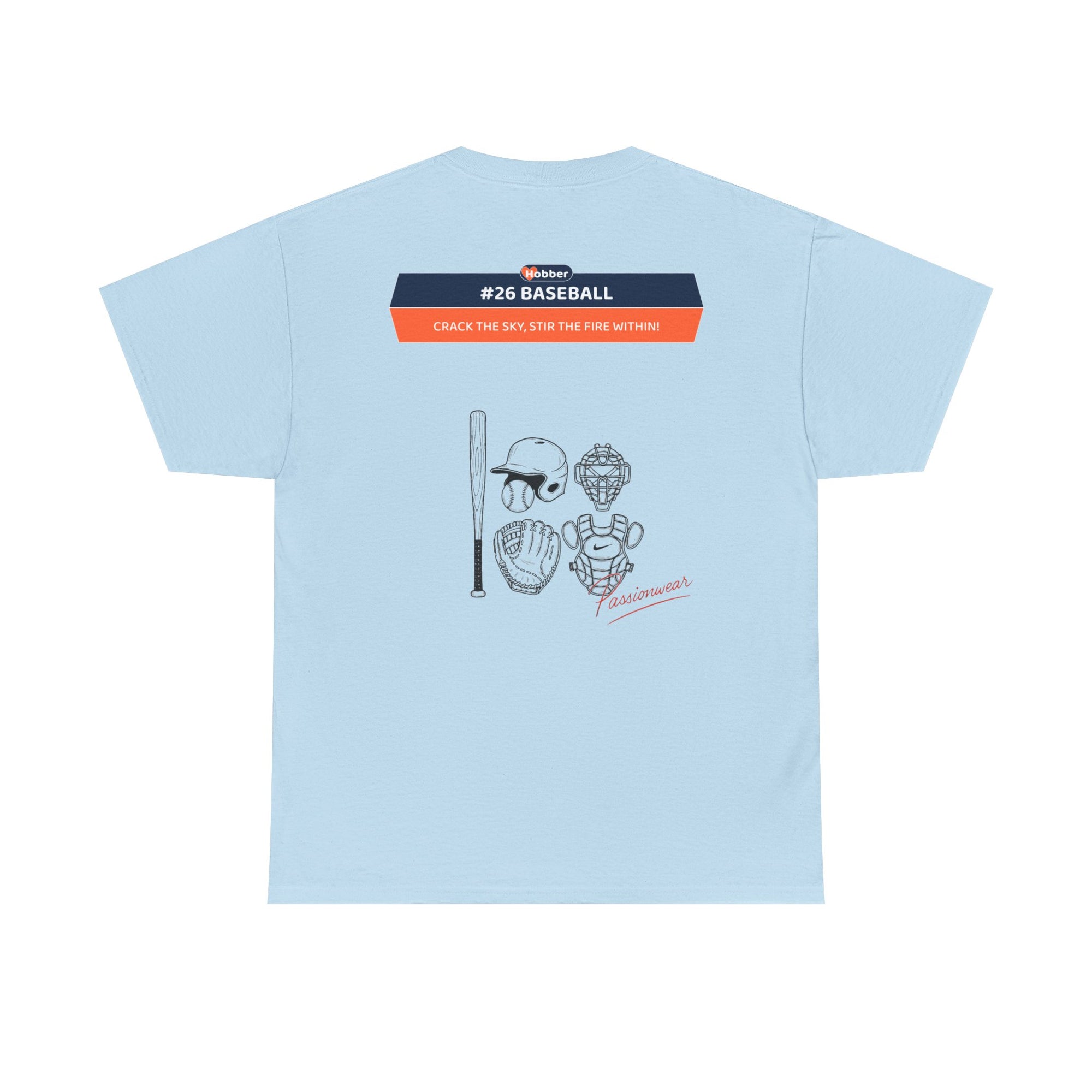 Hobber Mens Sports & Adventure T-Shirt, #26 Baseball