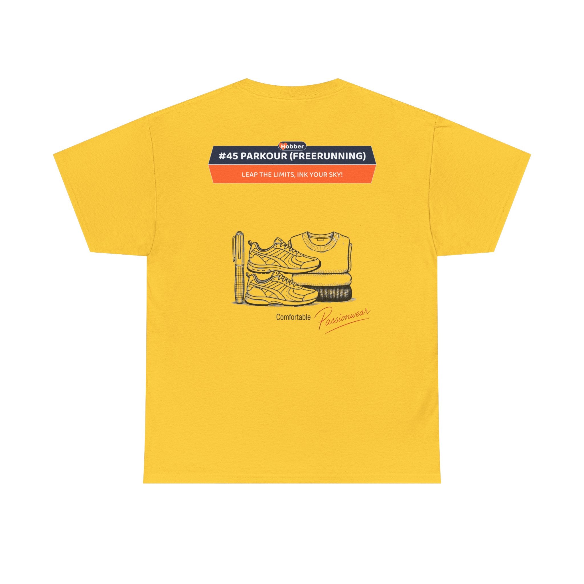 Hobber Mens Sports & Adventure T-Shirt, #45 Parkour (Freerunning)
