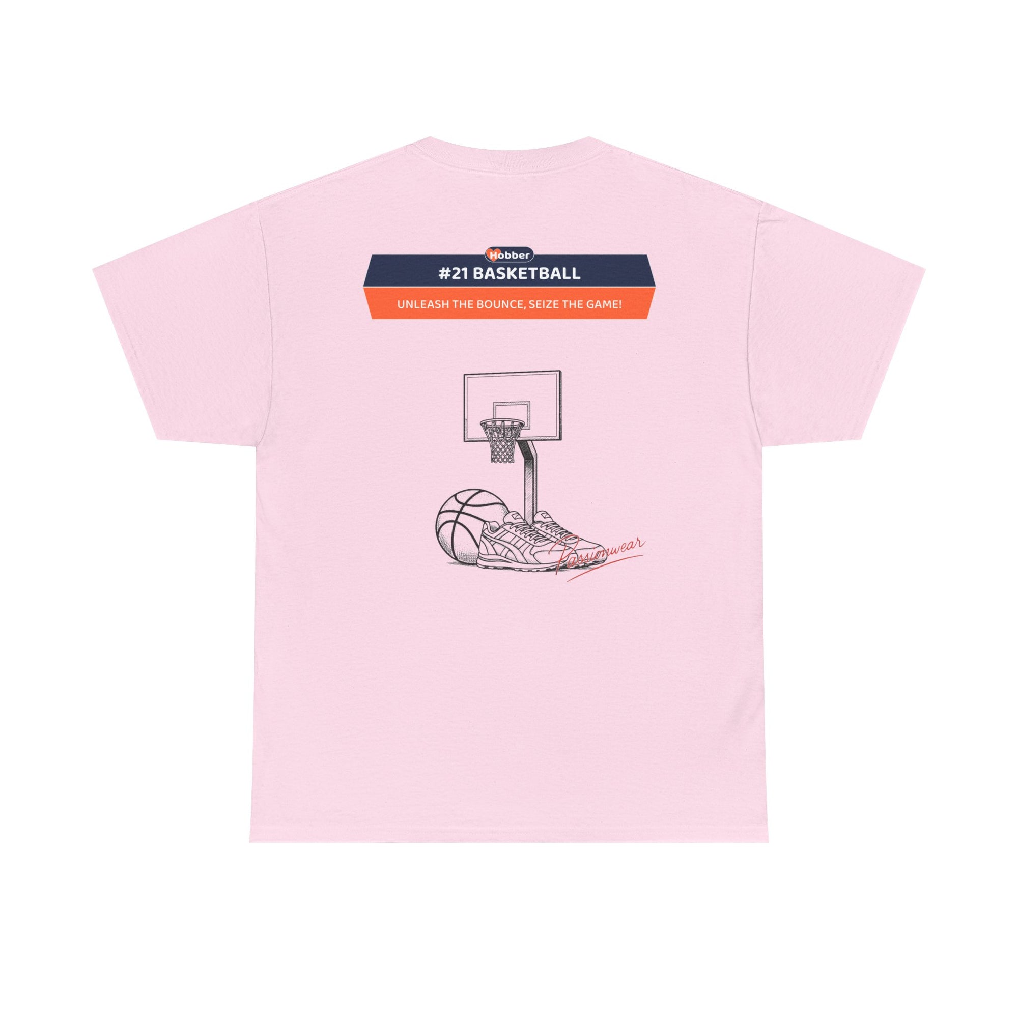 Hobber Mens Sports & Adventure T-Shirt, #21 Basketball