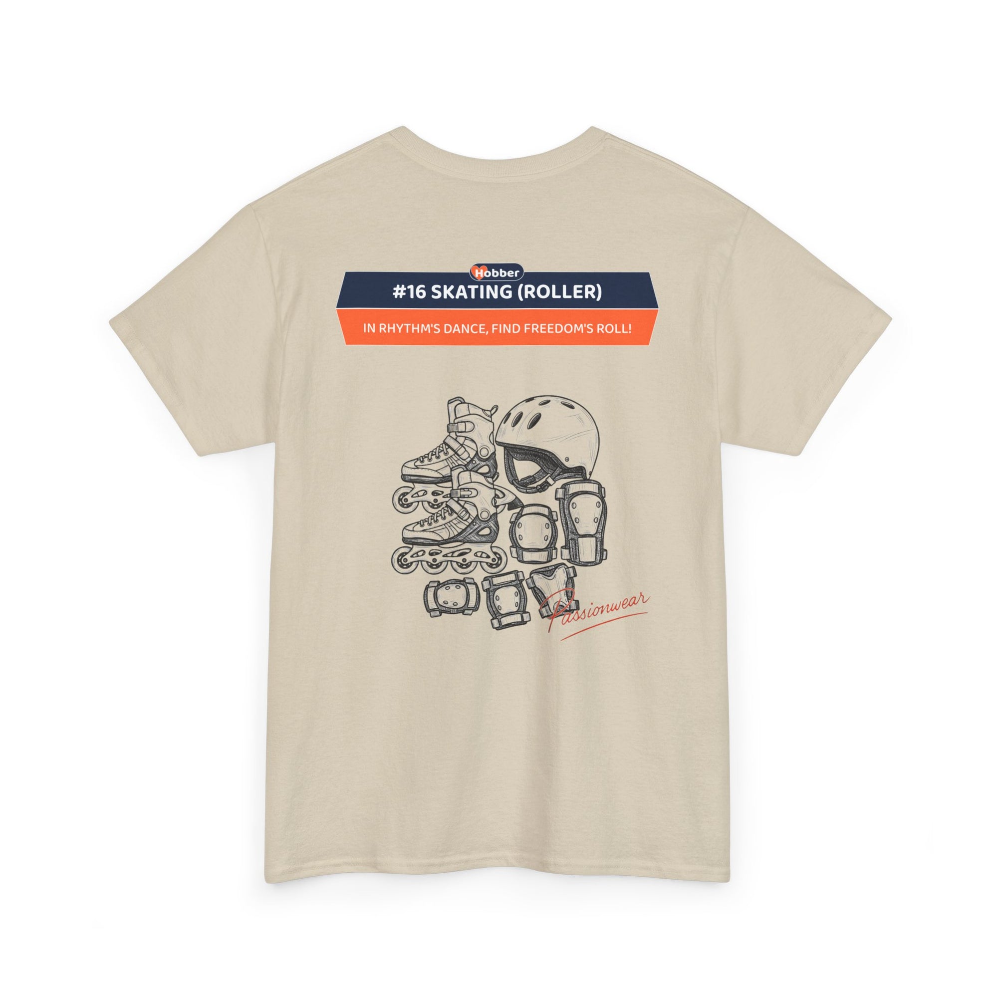 Hobber Unisex Sports & Adventure T-Shirt, #16 Skating (Roller)