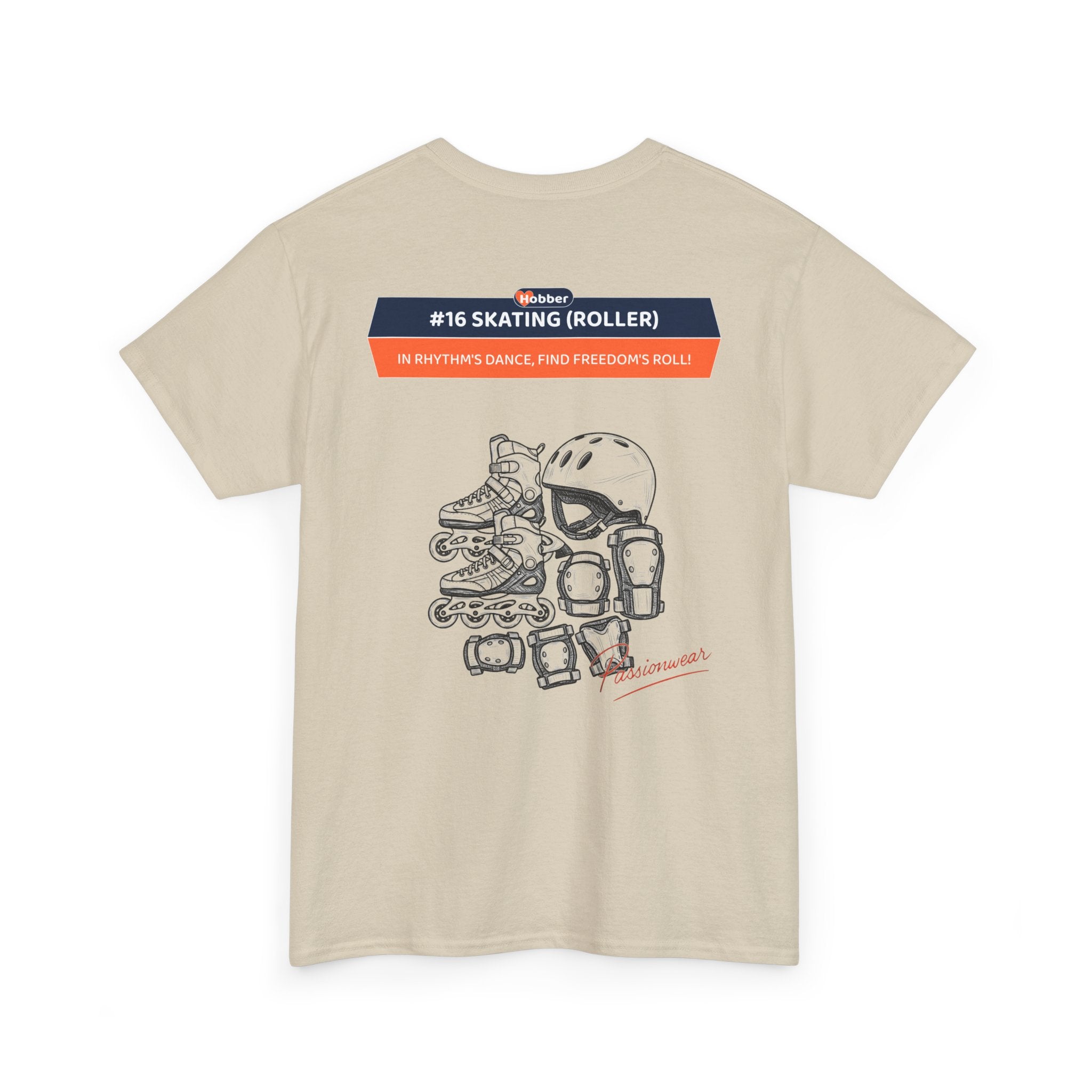 Hobber Unisex Sports & Adventure T-Shirt, #16 Skating (Roller)