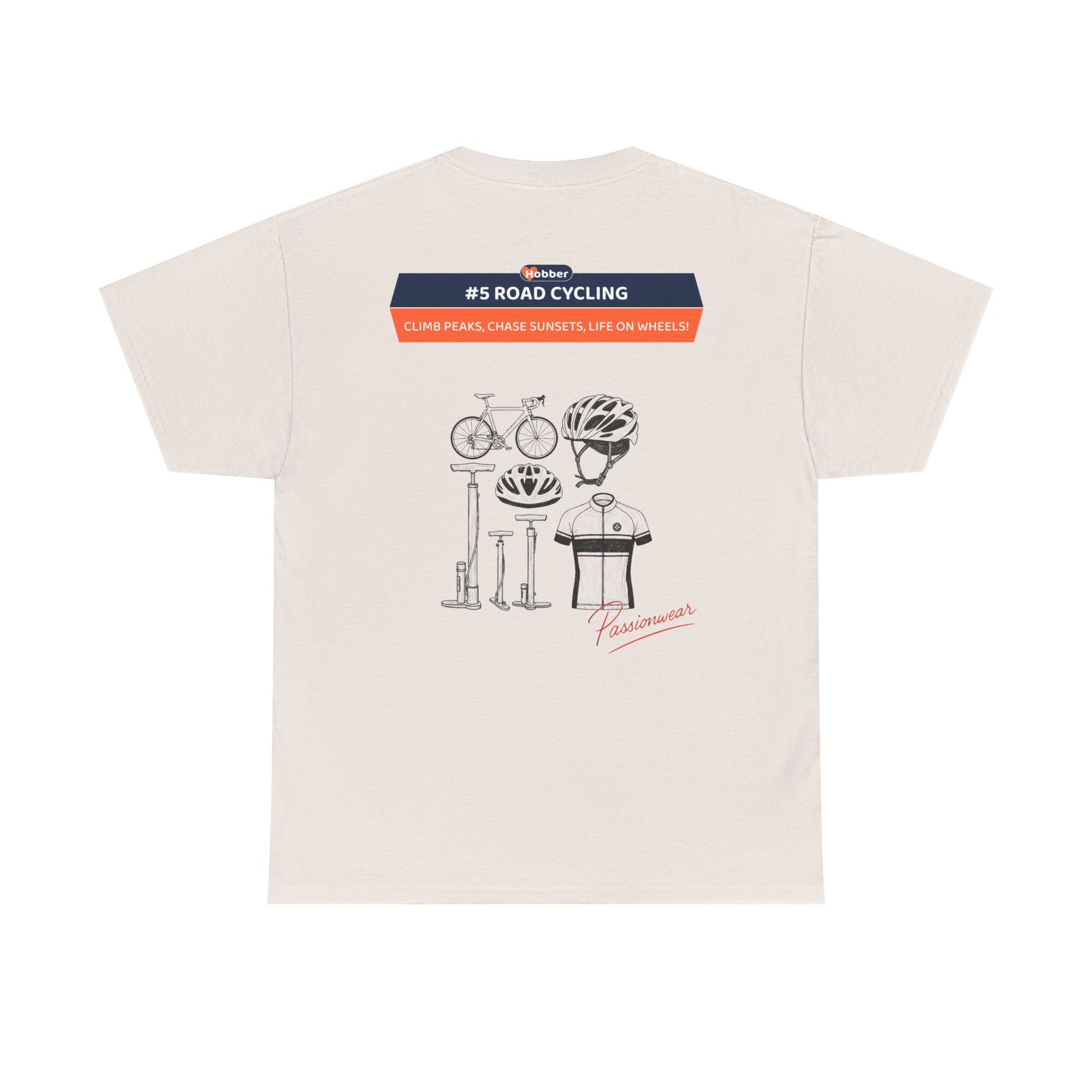Hobber Unisex Sports & Adventure T-Shirt, #5 Road cycling