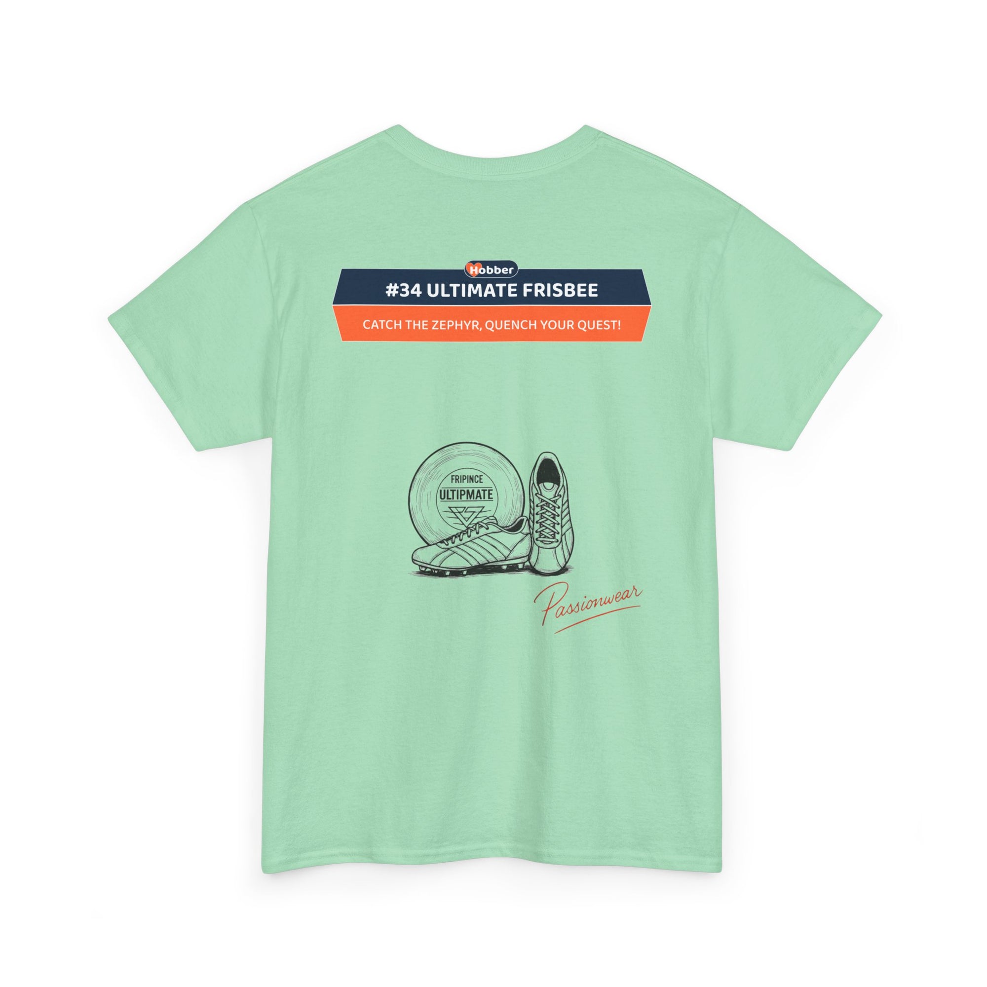 Hobber Unisex Sports & Adventure T-Shirt, #34 Ultimate Frisbee