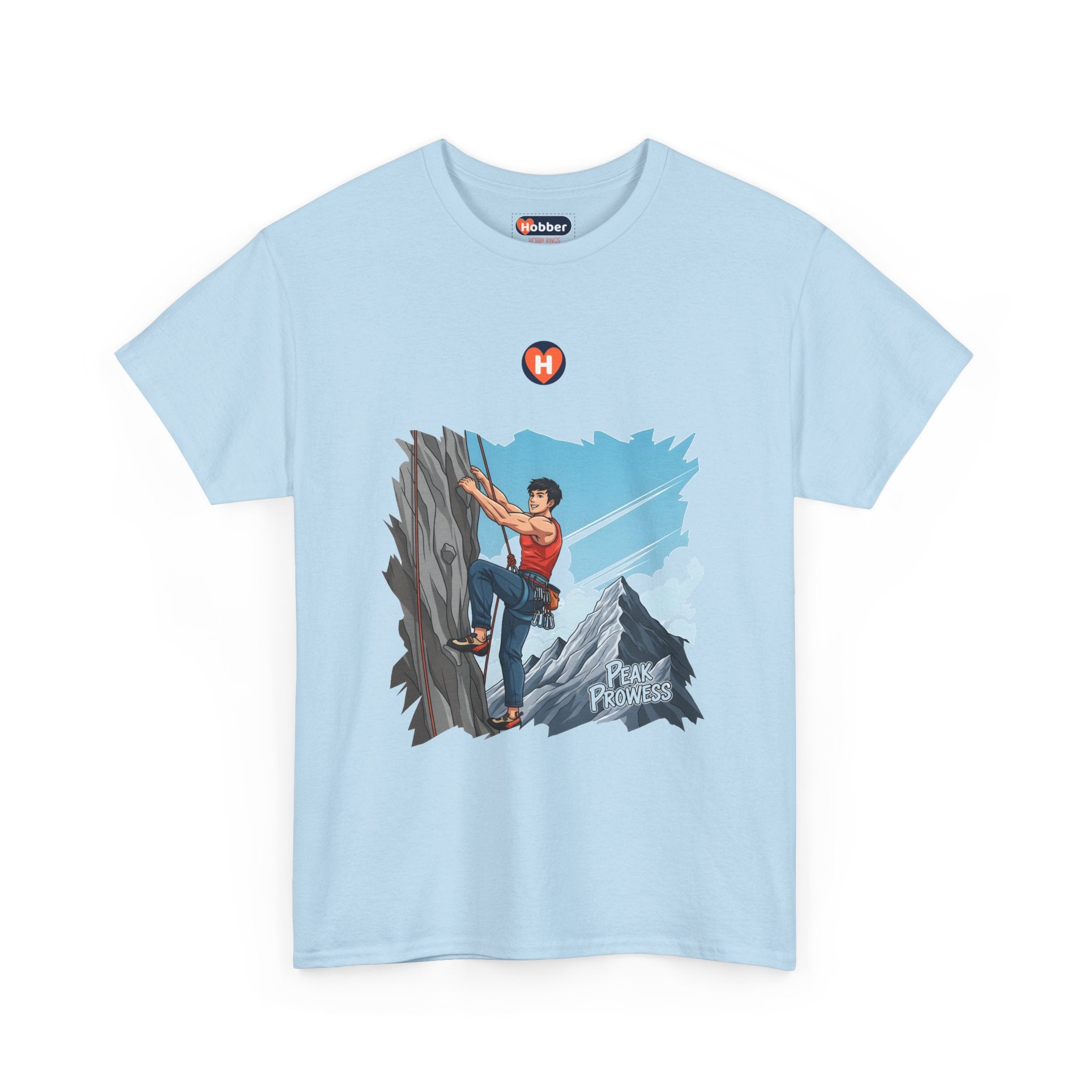 Hobber Mens Sports & Adventure T-Shirt, #43 Climbing (Rock)
