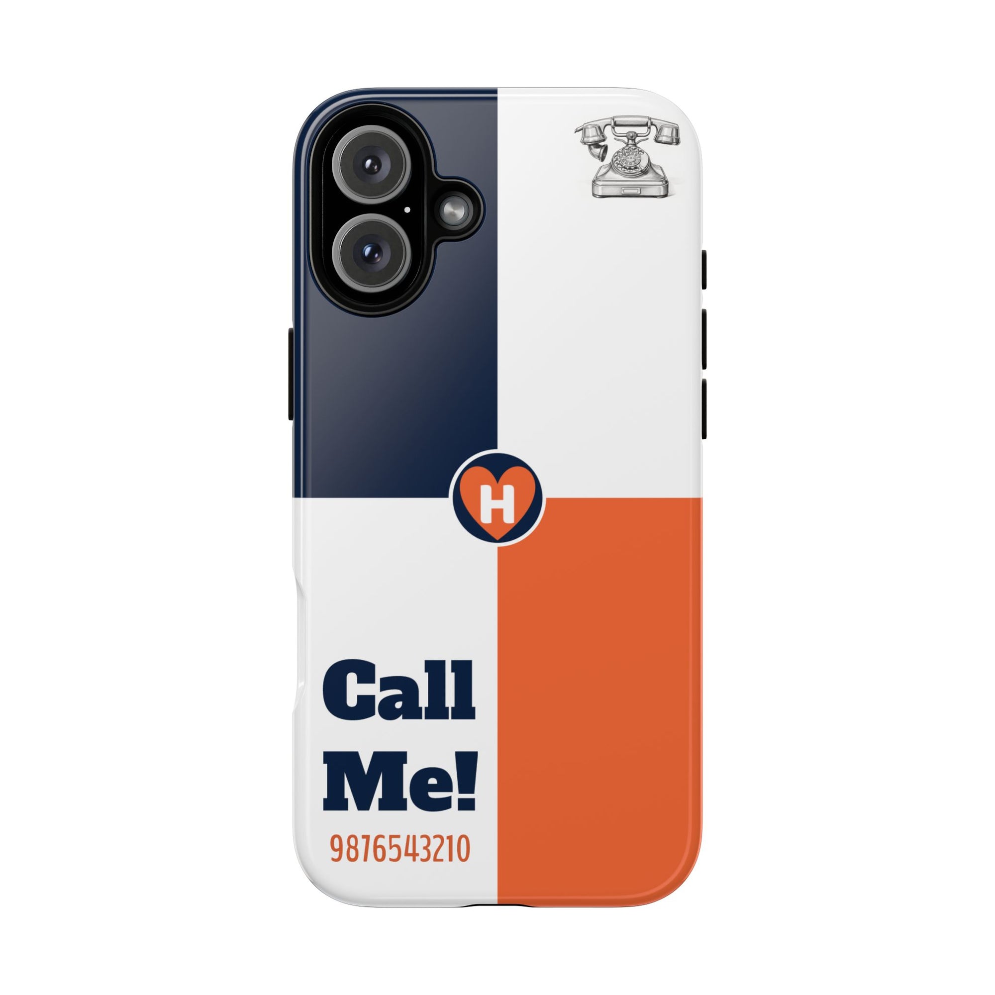 Hobber CallMe: Stylish Phone Case for Tough Protection, Customizable Cover for Gift, Sports Fans, Birthday, Everyday Use, Durable Design