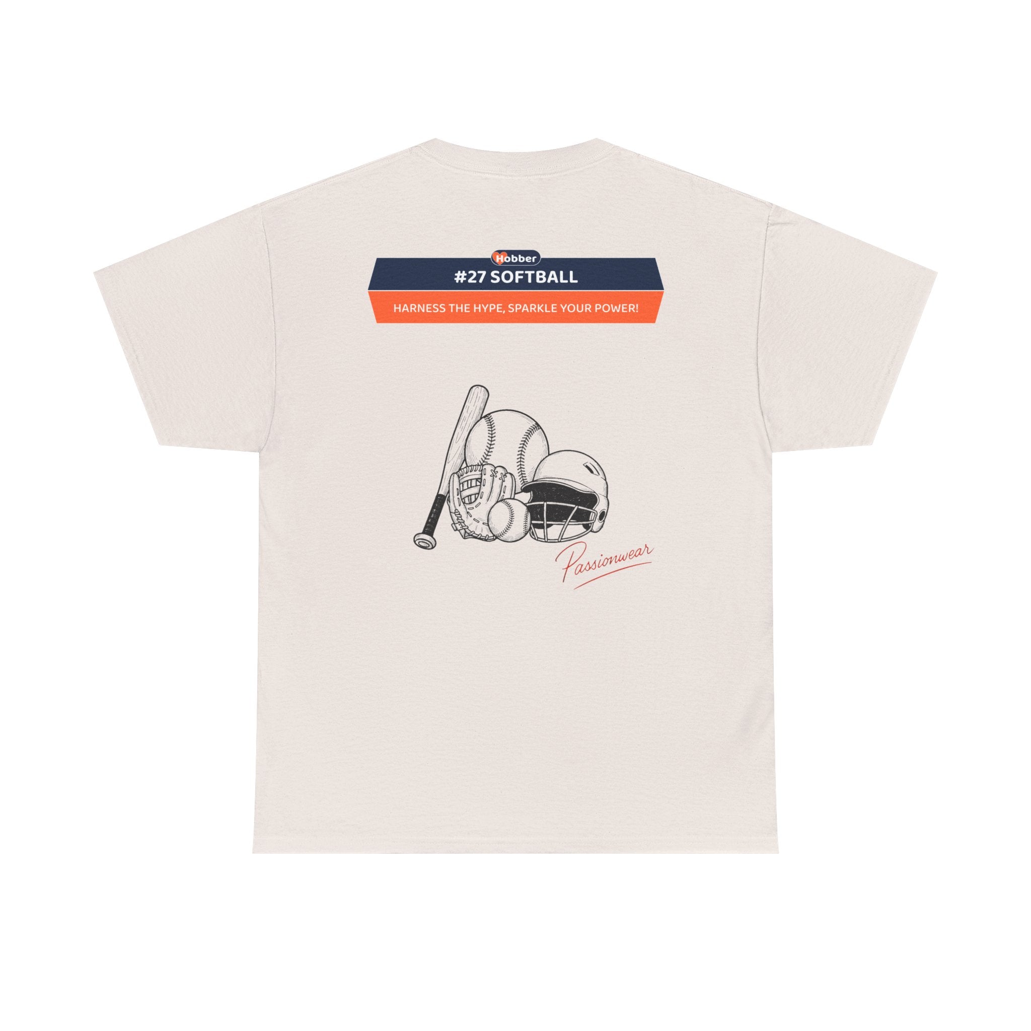 Hobber Unisex Sports & Adventure T-Shirt, #27 Softball