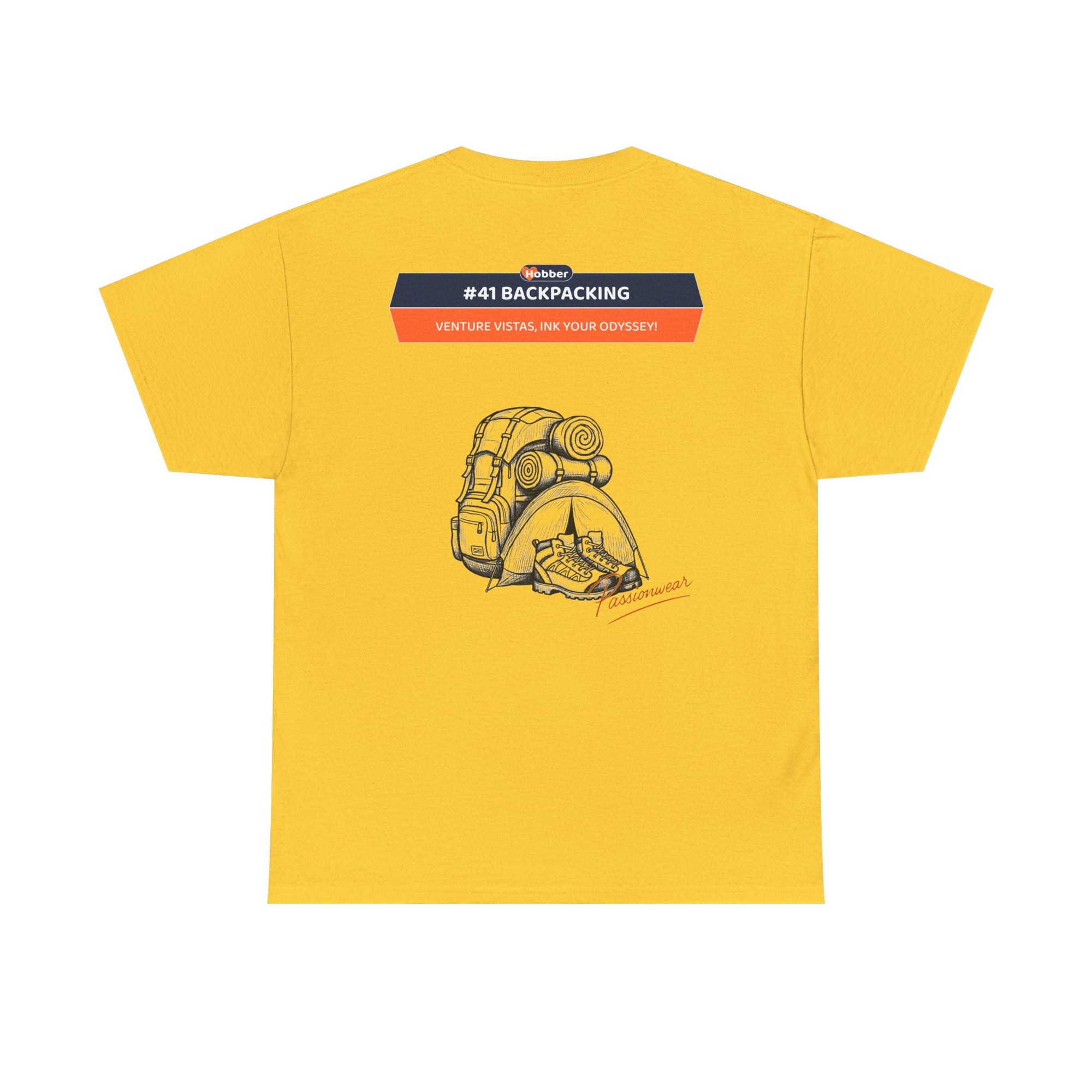 Hobber Unisex Sports & Adventure T-Shirt, #41 Backpacking