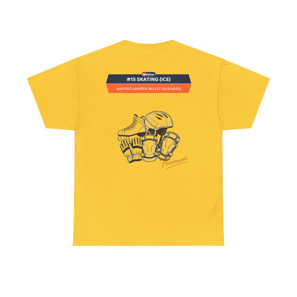 Hobber Unisex Sports & Adventure T-Shirt, #15 Skating (Ice)