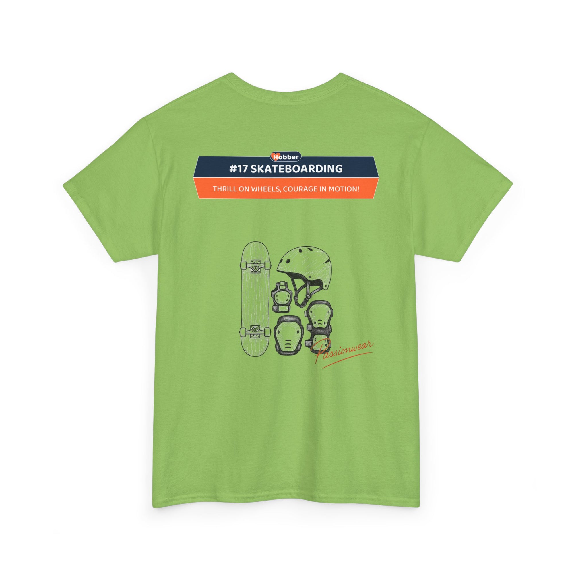 Hobber Mens Sports & Adventure T-Shirt, #17 Skateboarding