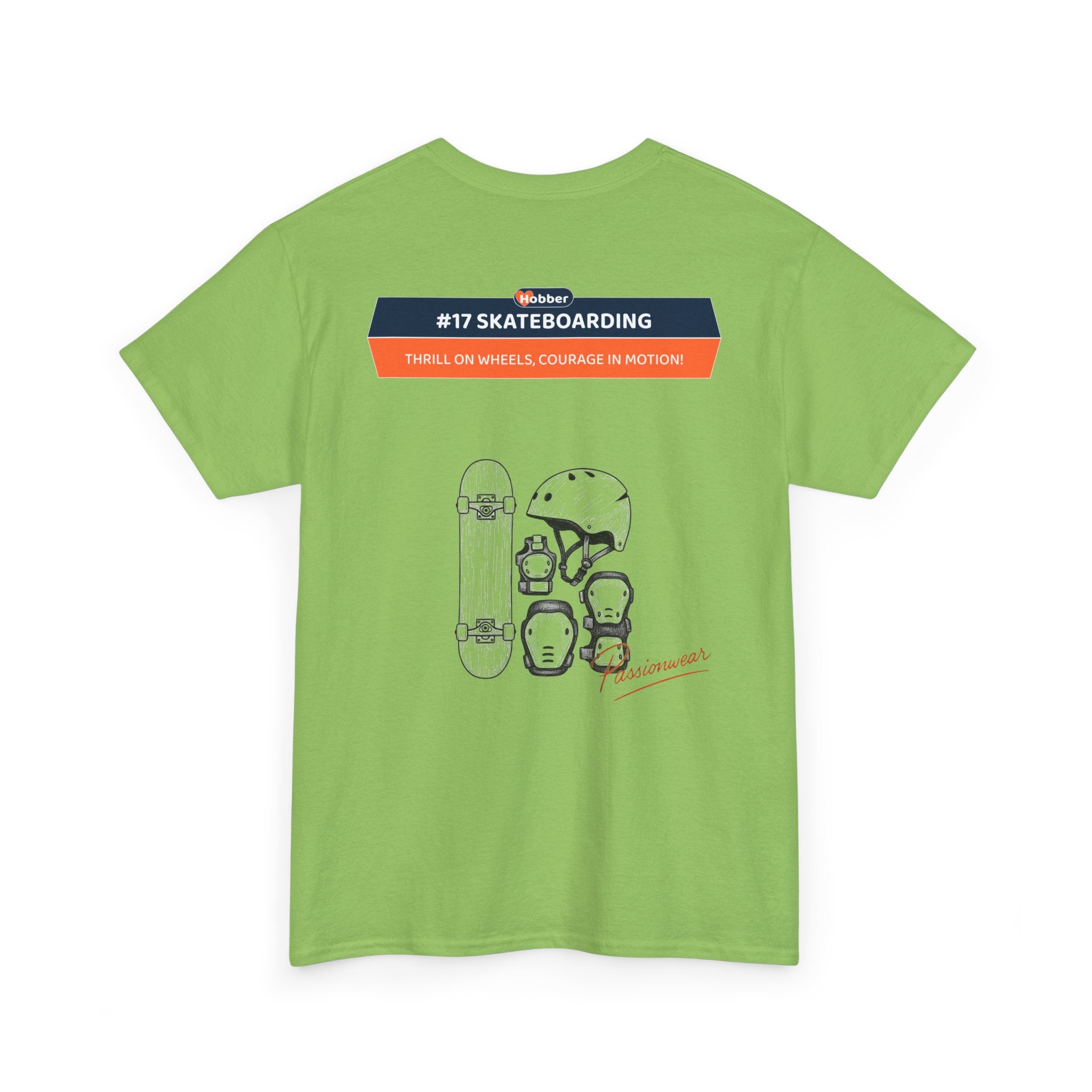 Hobber Mens Sports & Adventure T-Shirt, #17 Skateboarding