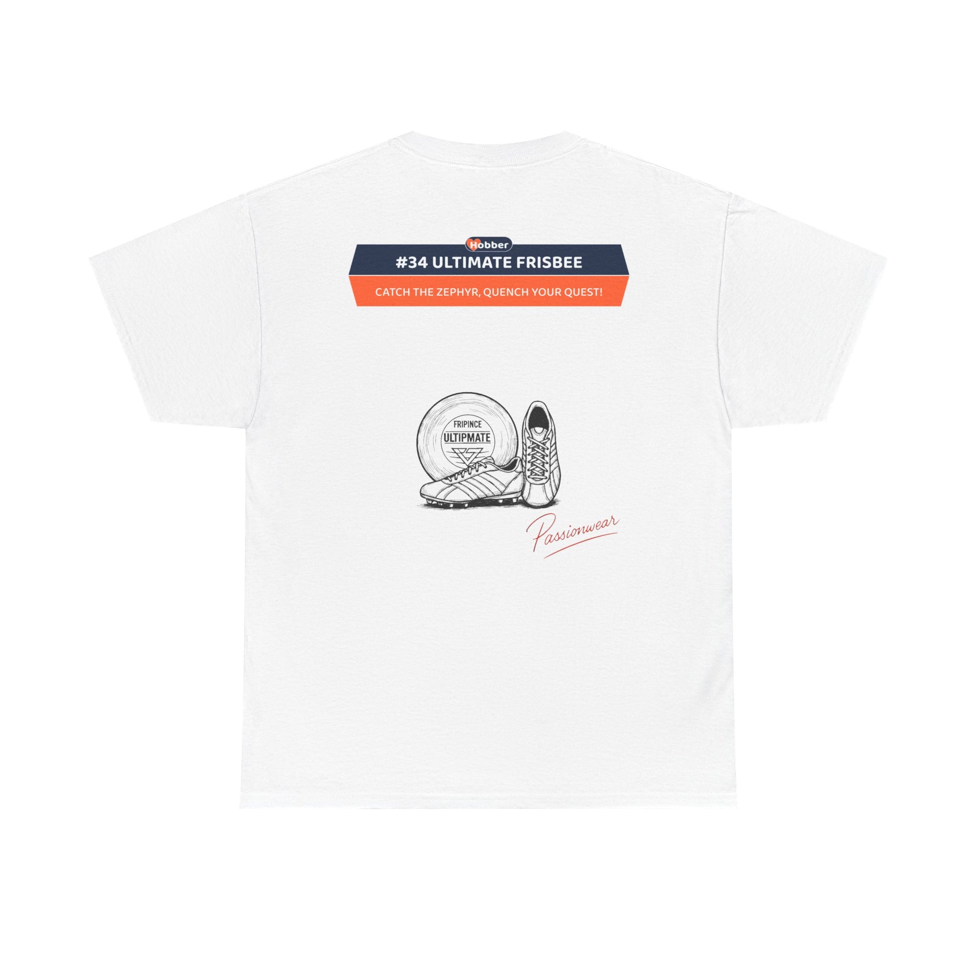 Hobber Unisex Sports & Adventure T-Shirt, #34 Ultimate Frisbee