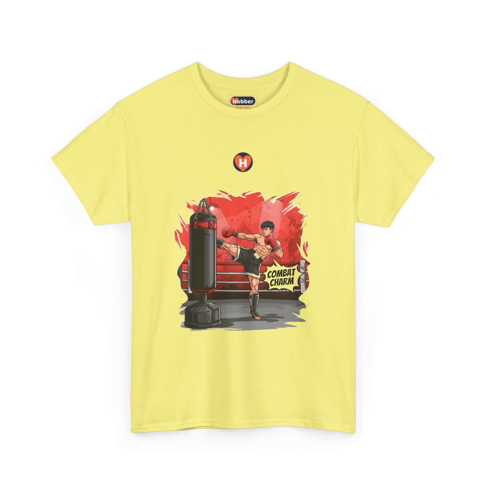 Hobber Mens Sports & Adventure T-Shirt, #48 Kickboxing