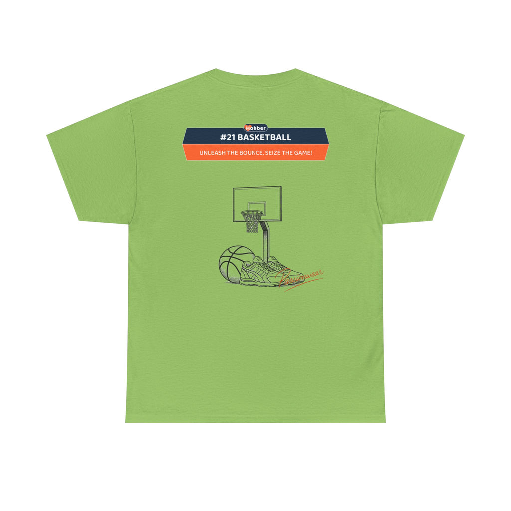 Hobber Mens Sports & Adventure T-Shirt, #21 Basketball
