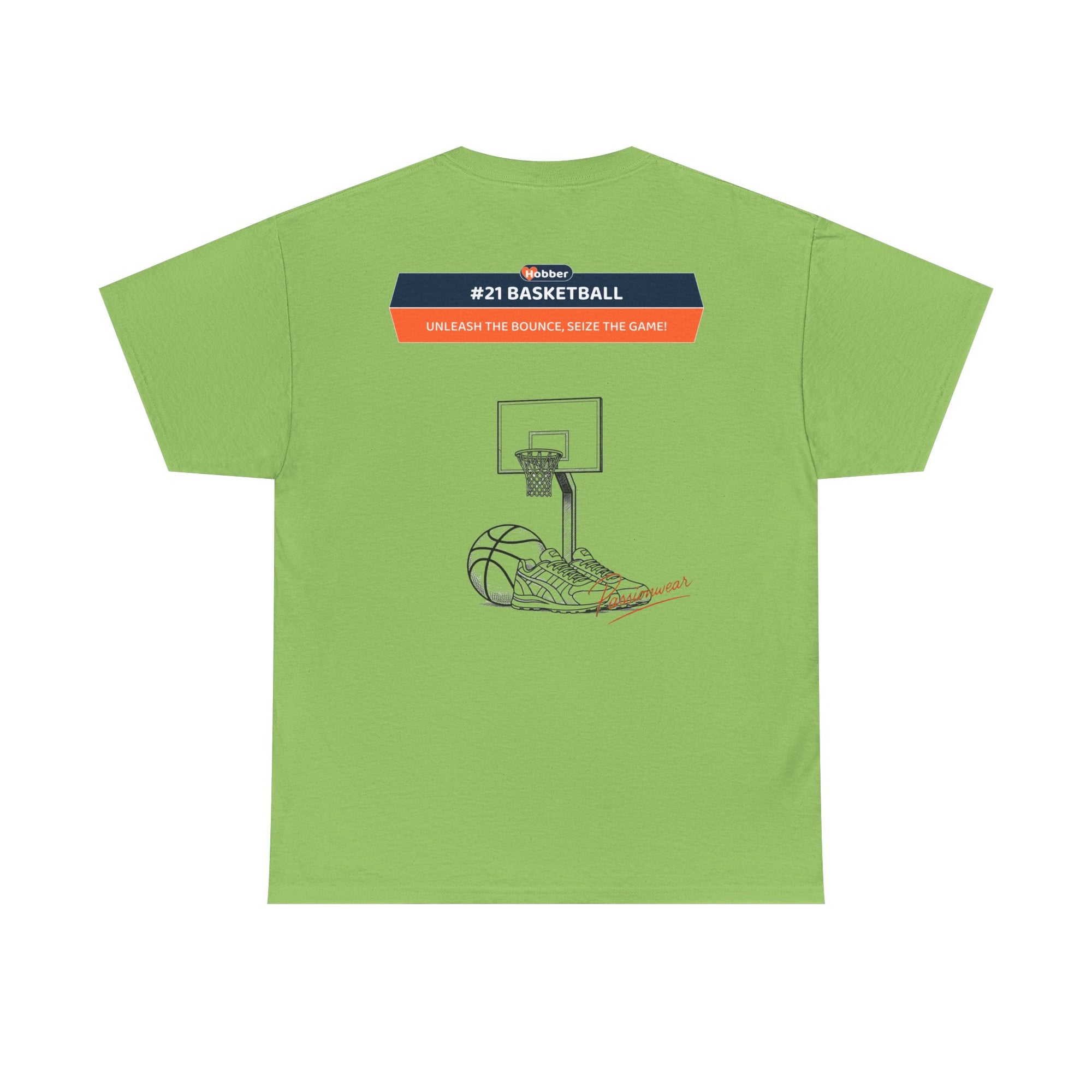 Hobber Mens Sports & Adventure T-Shirt, #21 Basketball