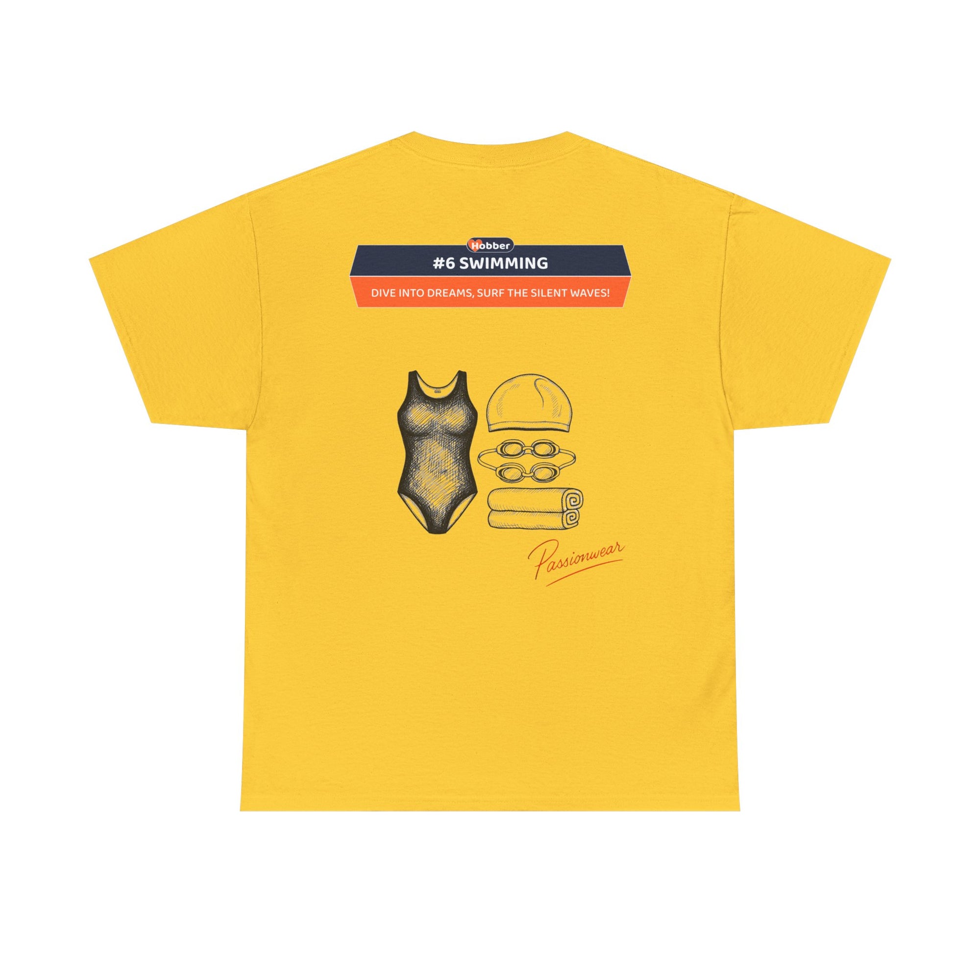 Hobber Unisex Sports & Adventure T-Shirt, #6 Swimming