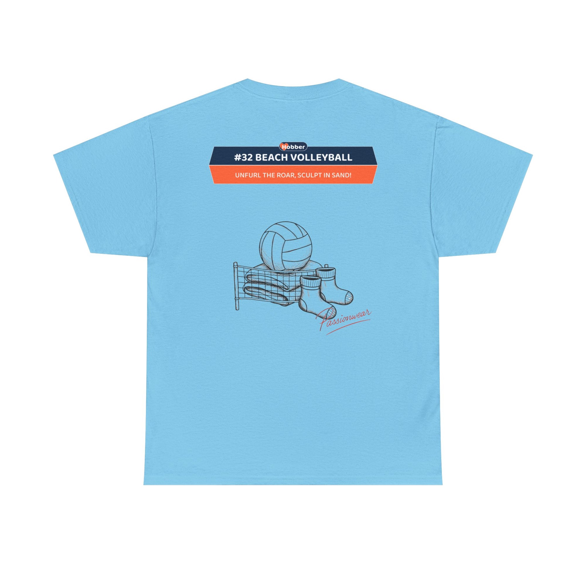 Hobber Unisex Sports & Adventure T-Shirt, #32 Beach volleyball