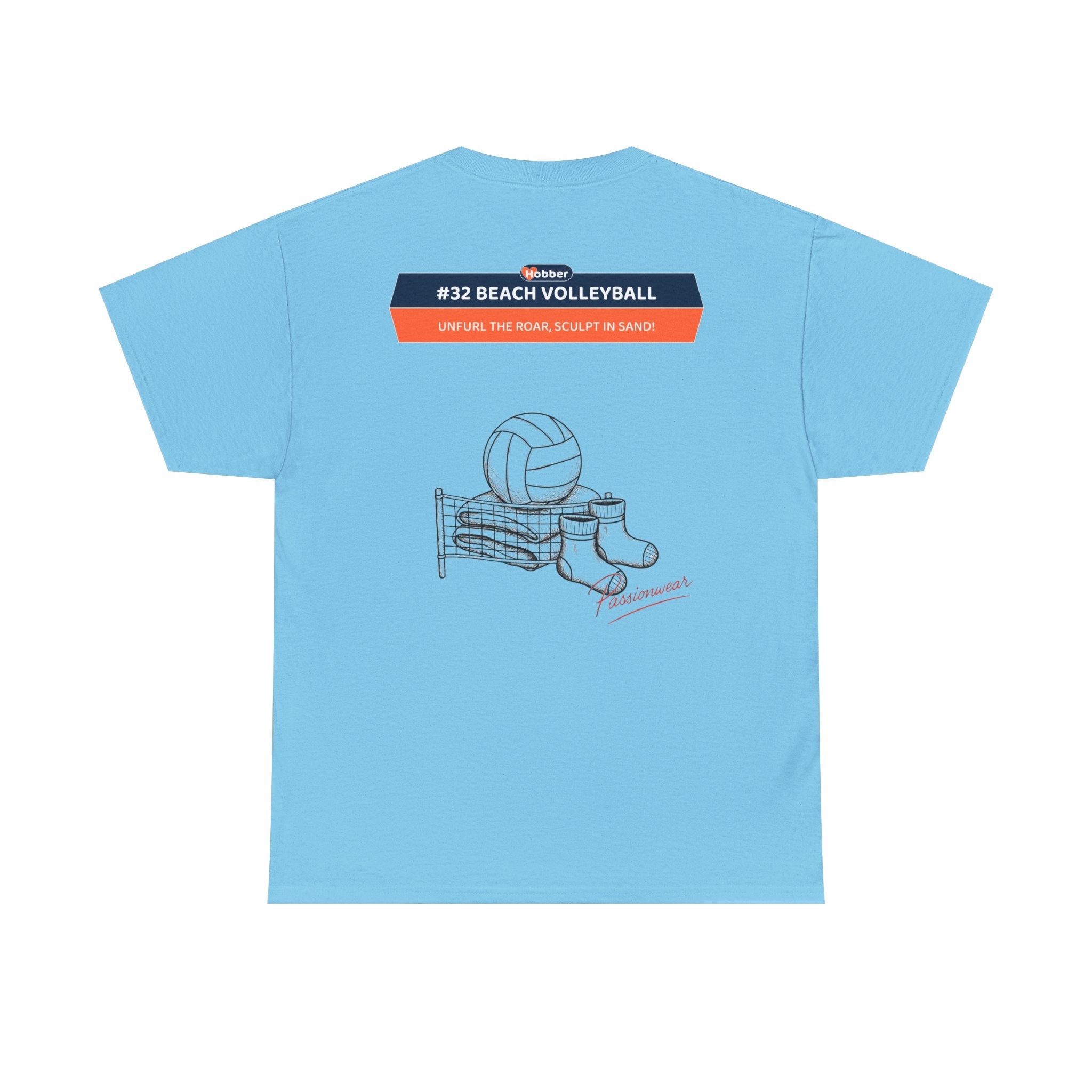 Hobber Unisex Sports & Adventure T-Shirt, #32 Beach volleyball