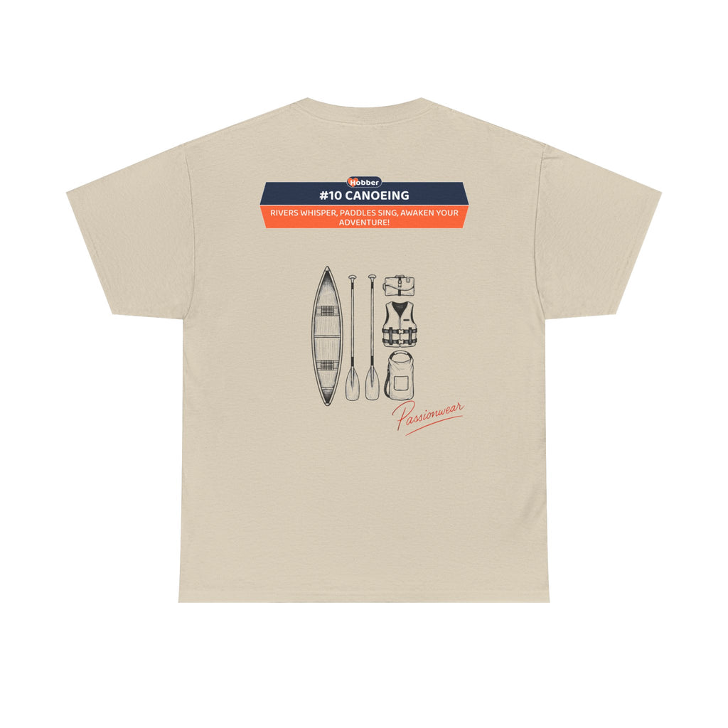 Hobber Unisex Sports & Adventure T-Shirt, #10 Canoeing