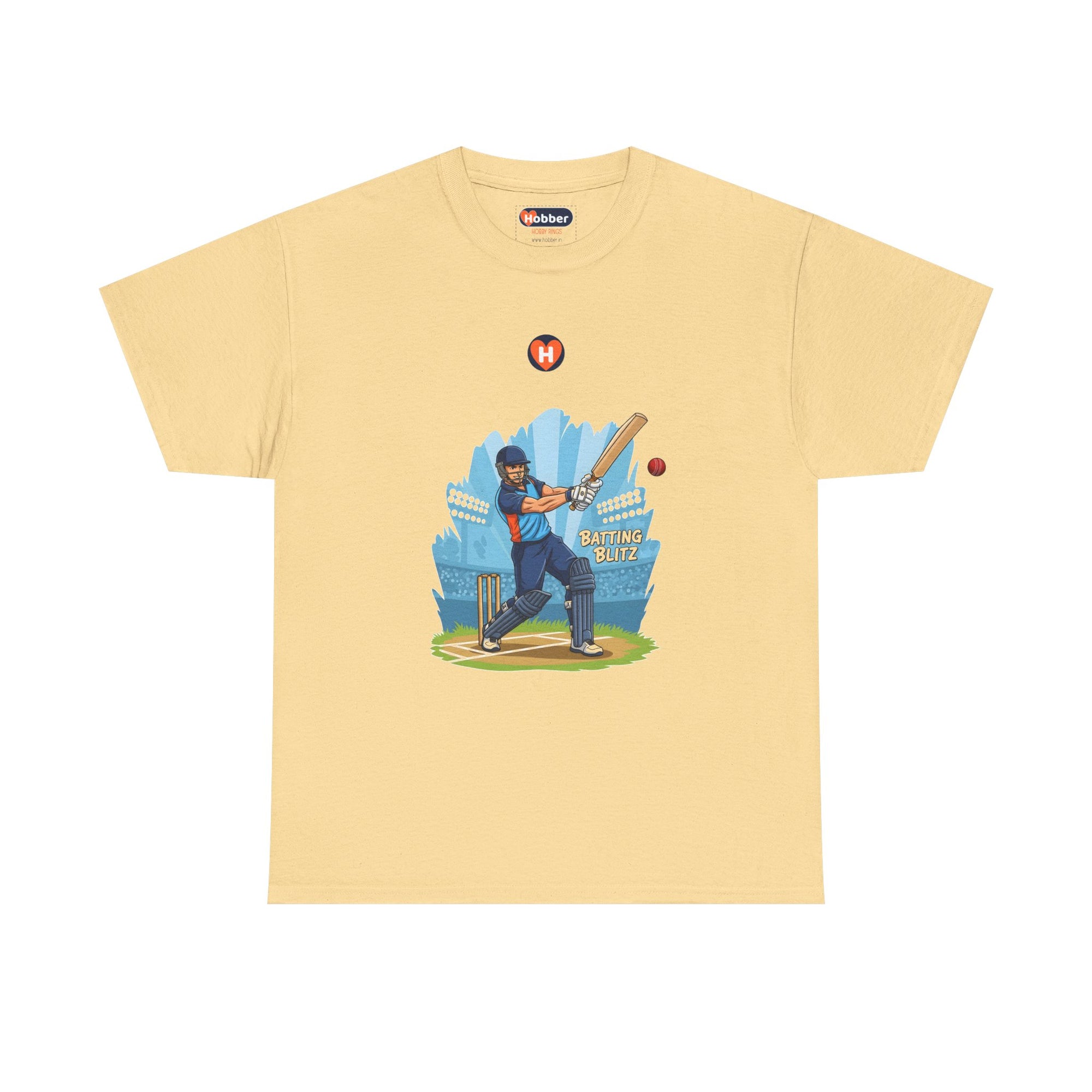 Hobber Mens Sports & Adventure T-Shirt, #25 Cricket