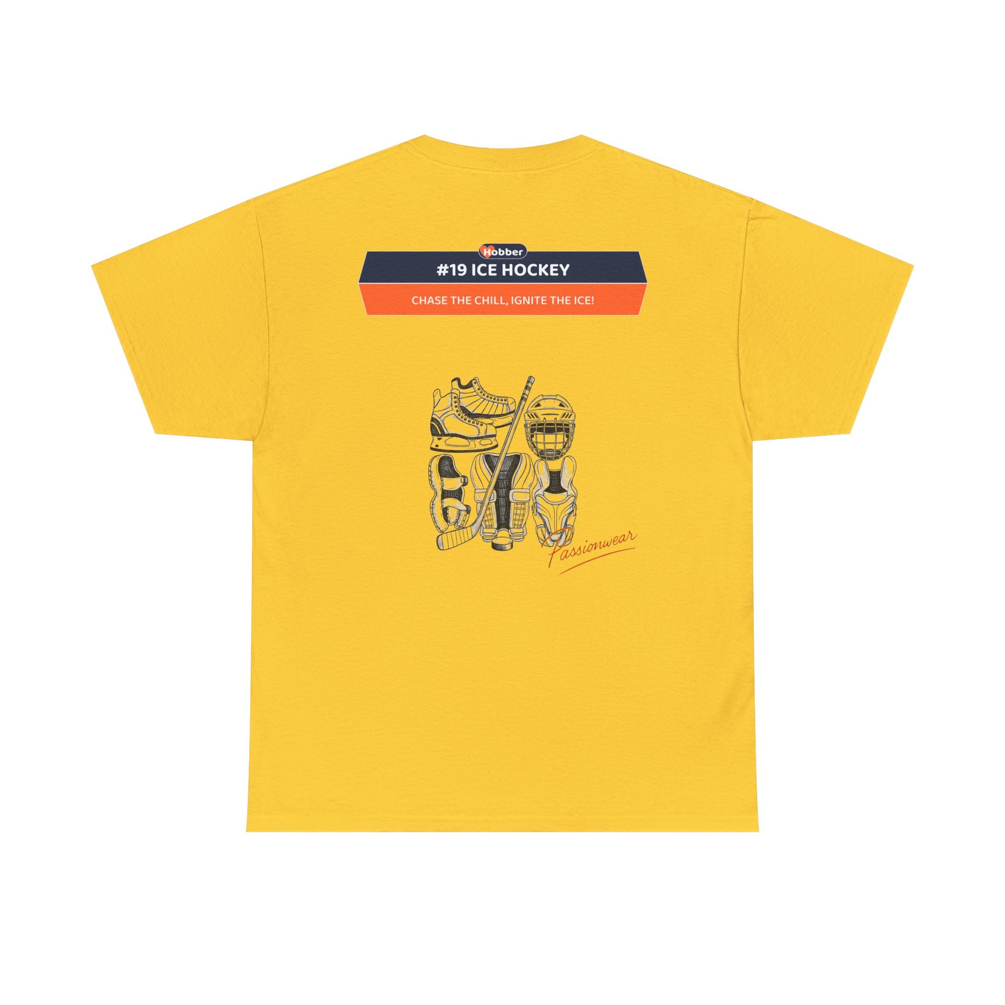 Hobber Mens Sports & Adventure T-Shirt, #19 Ice hockey
