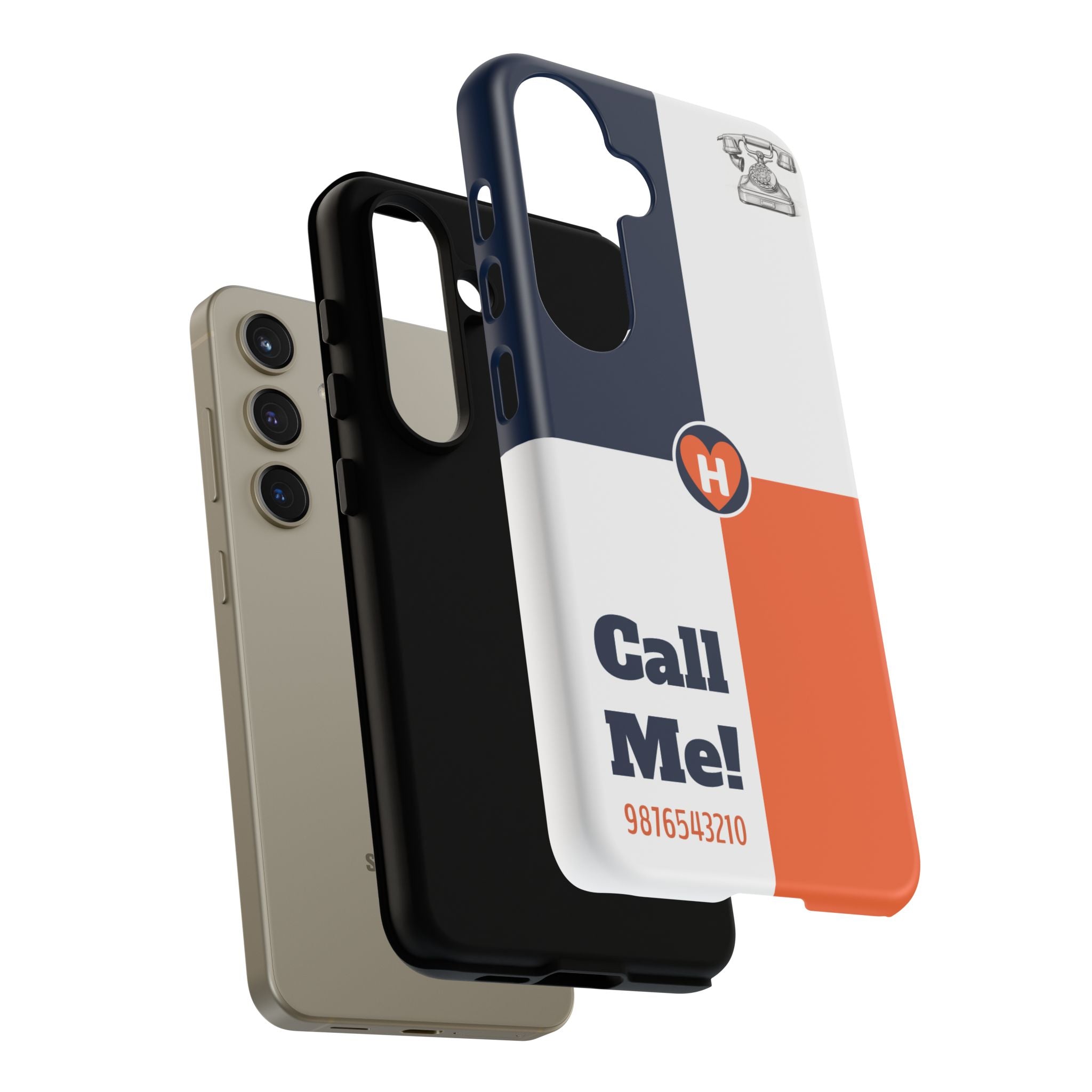 Hobber CallMe: Stylish Phone Case for Tough Protection, Customizable Cover, Durable Design