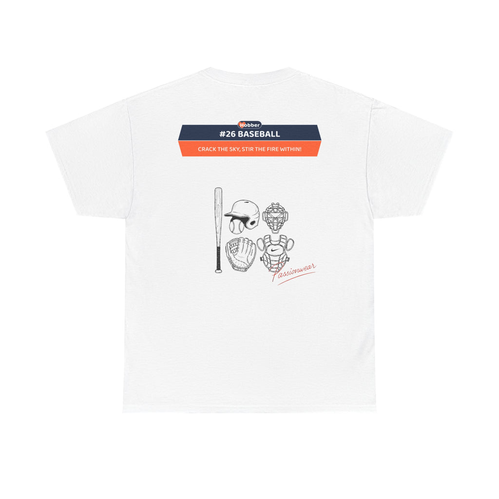 Hobber Mens Sports & Adventure T-Shirt, #26 Baseball