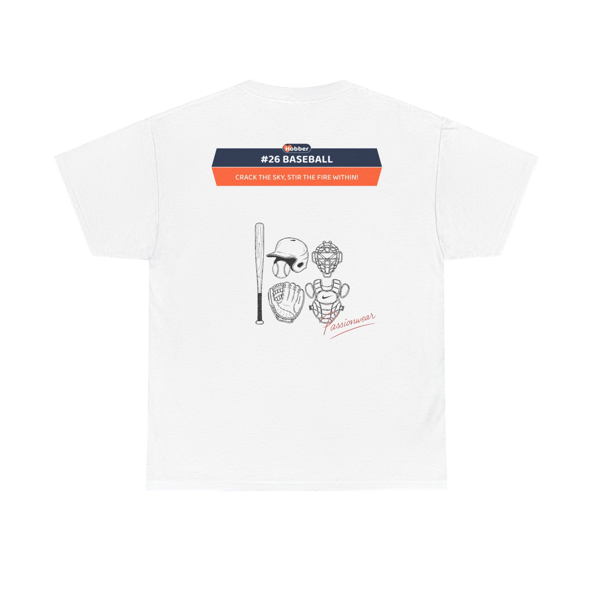 Hobber Mens Sports & Adventure T-Shirt, #26 Baseball