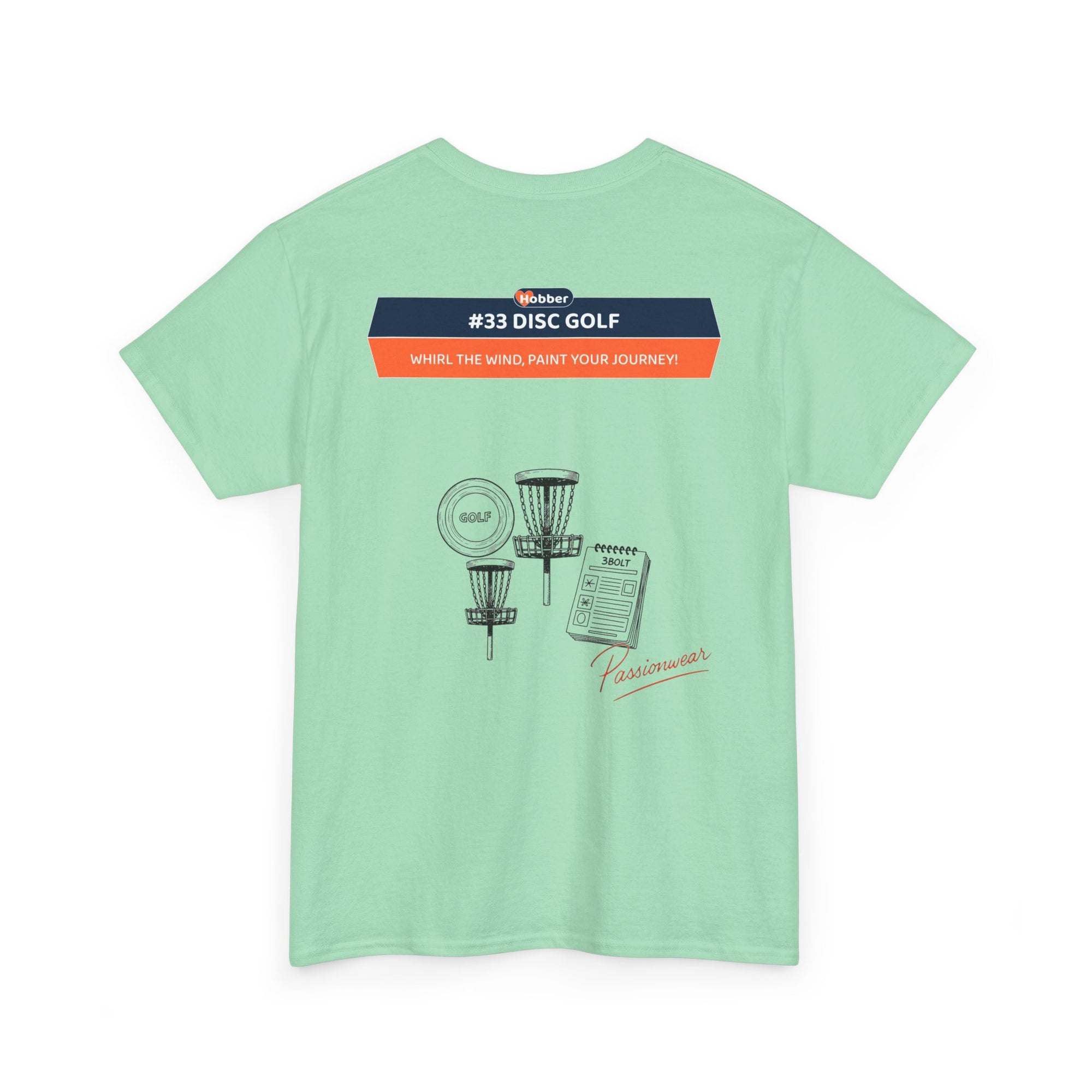 Hobber Unisex Sports & Adventure T-Shirt, #33 Disc golf