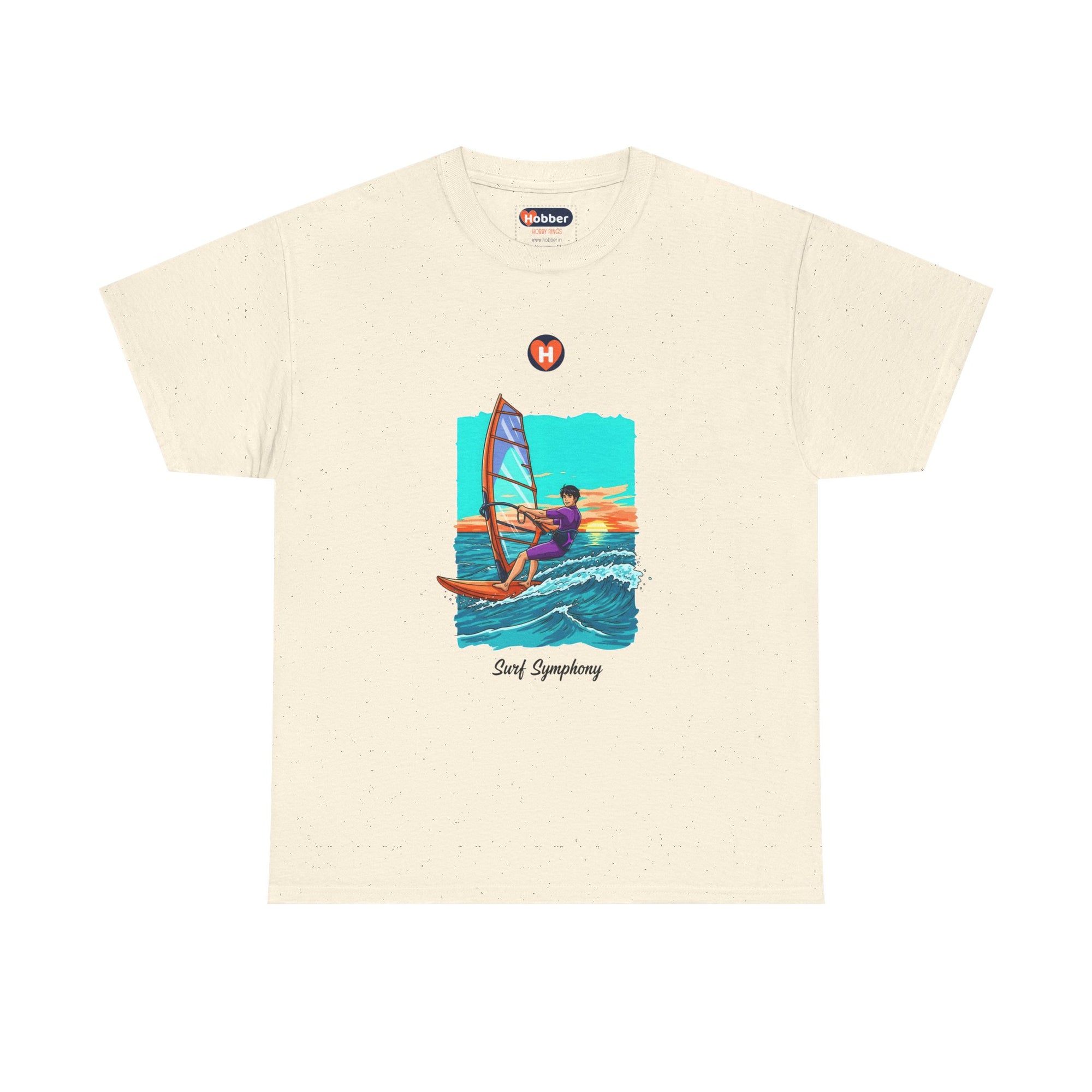 Hobber Mens Sports & Adventure T-Shirt, #13 Windsurfing