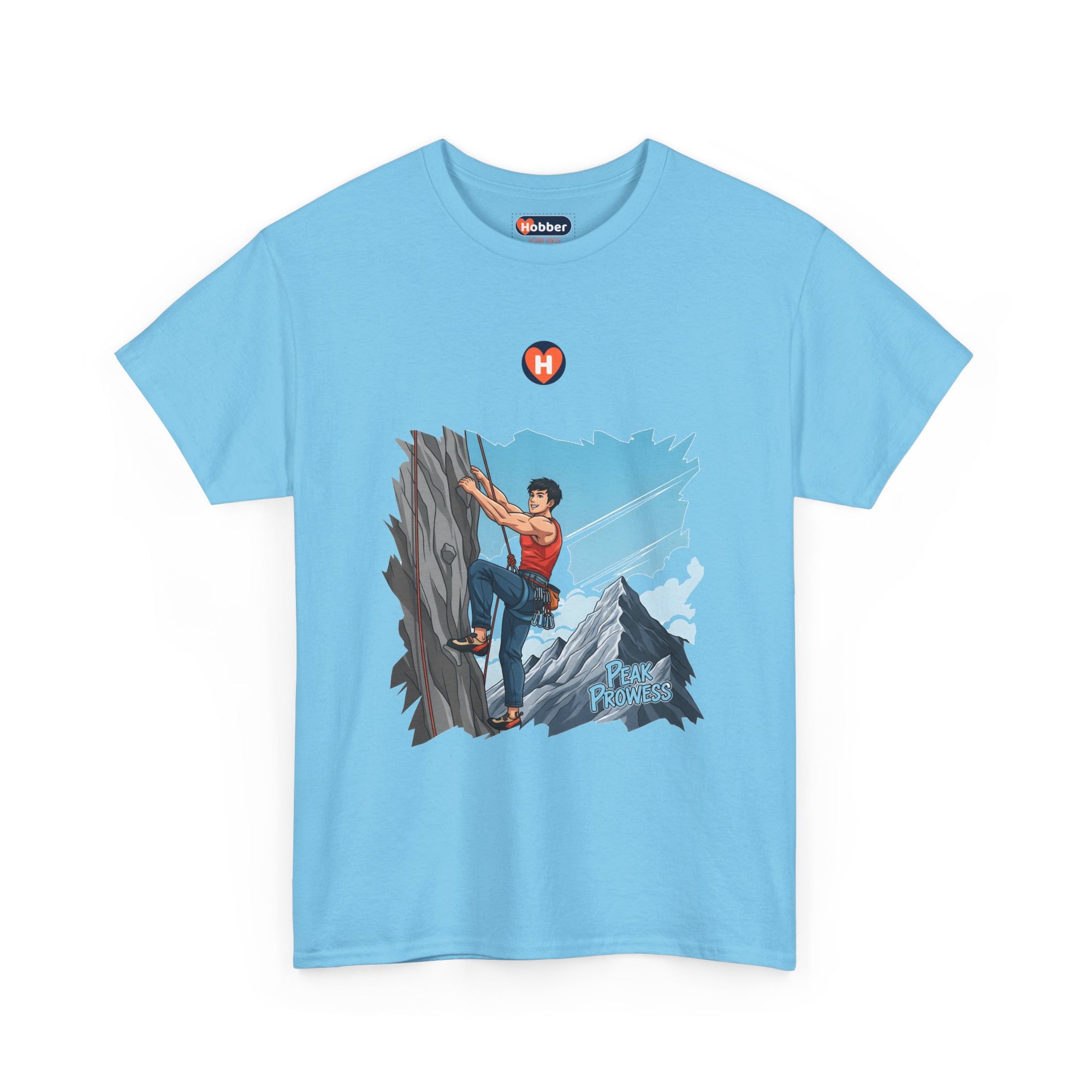 Hobber Mens Sports & Adventure T-Shirt, #43 Climbing (Rock)