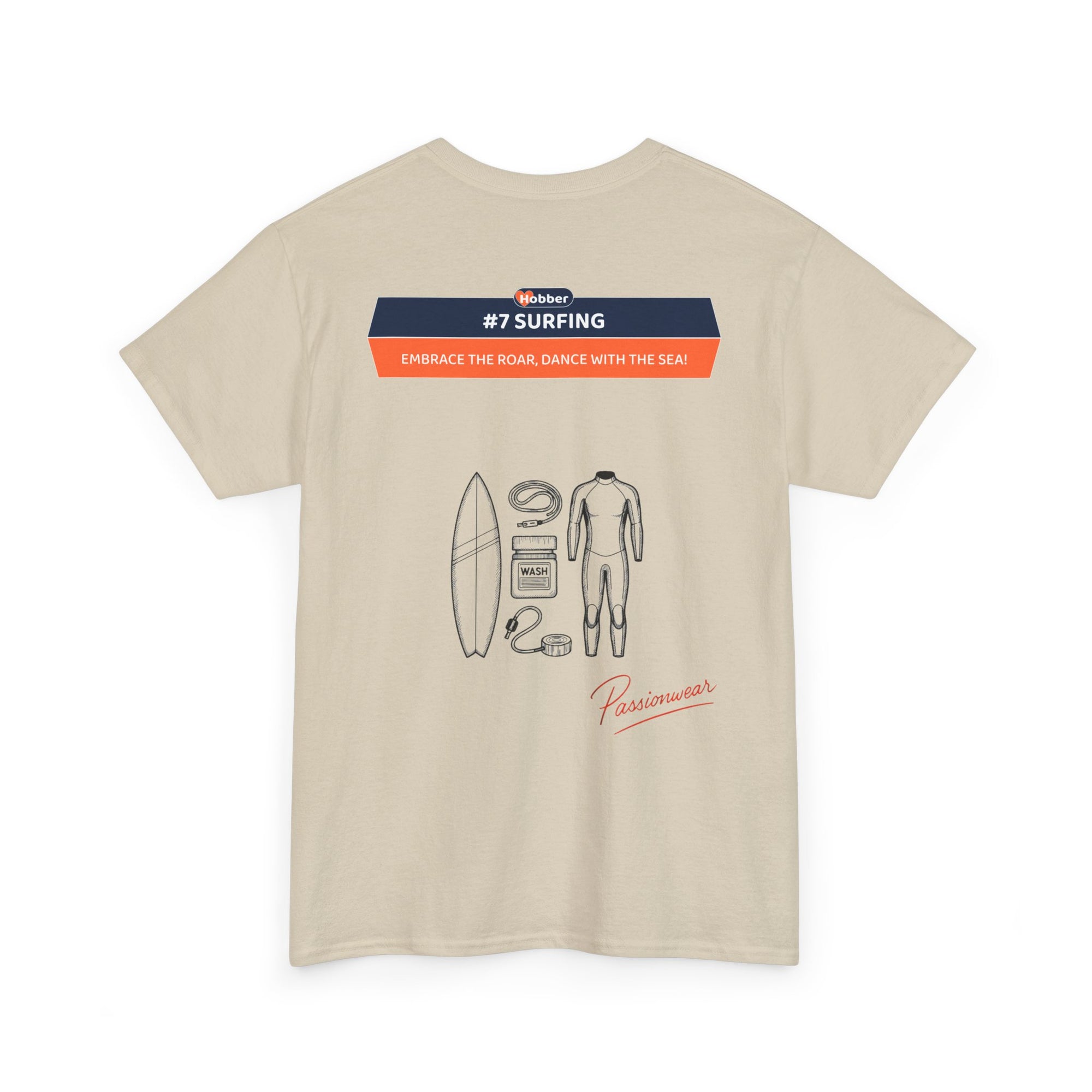 Hobber Mens Sports & Adventure T-Shirt, #7 Surfing