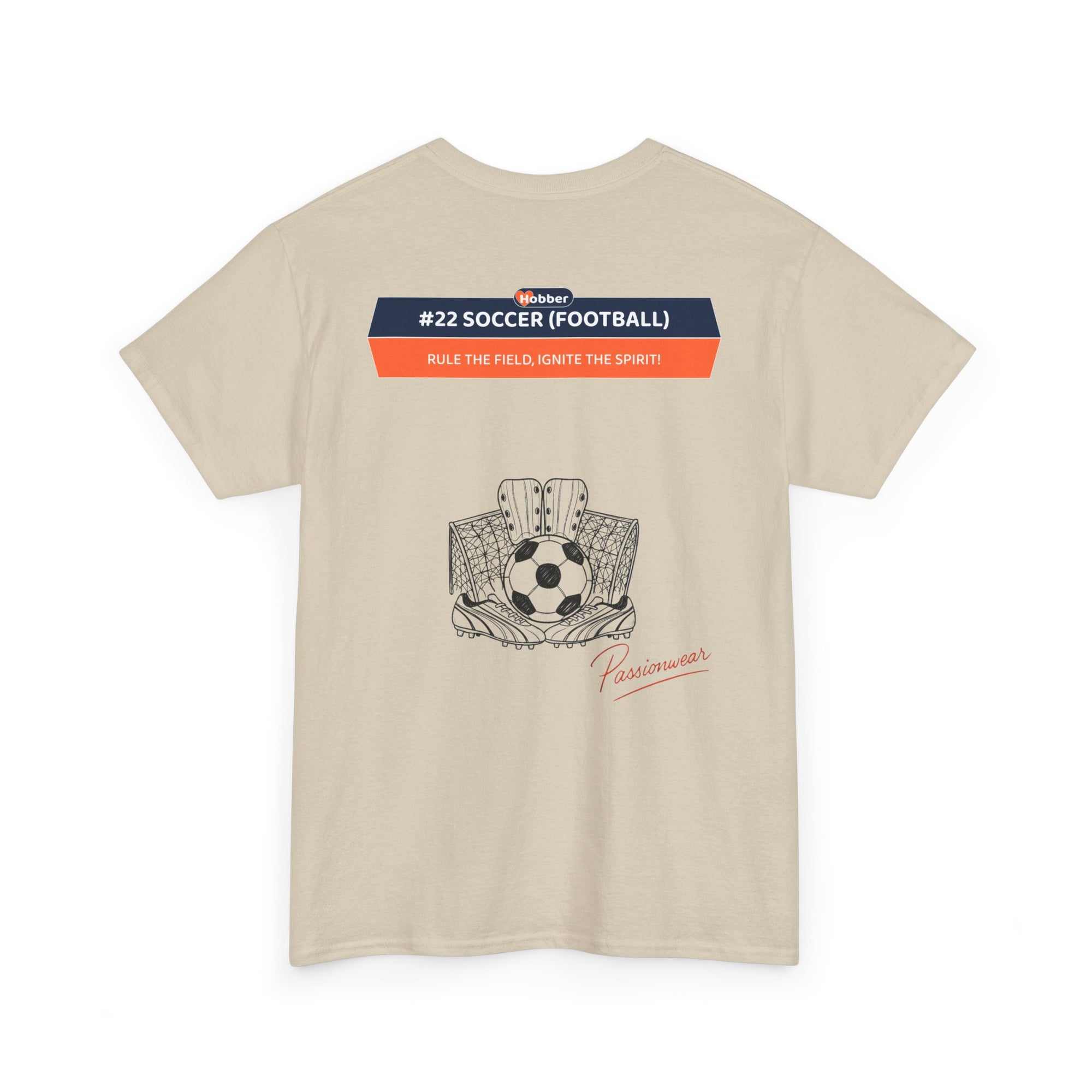 Hobber Mens Sports & Adventure T-Shirt, #22 Soccer (Football)