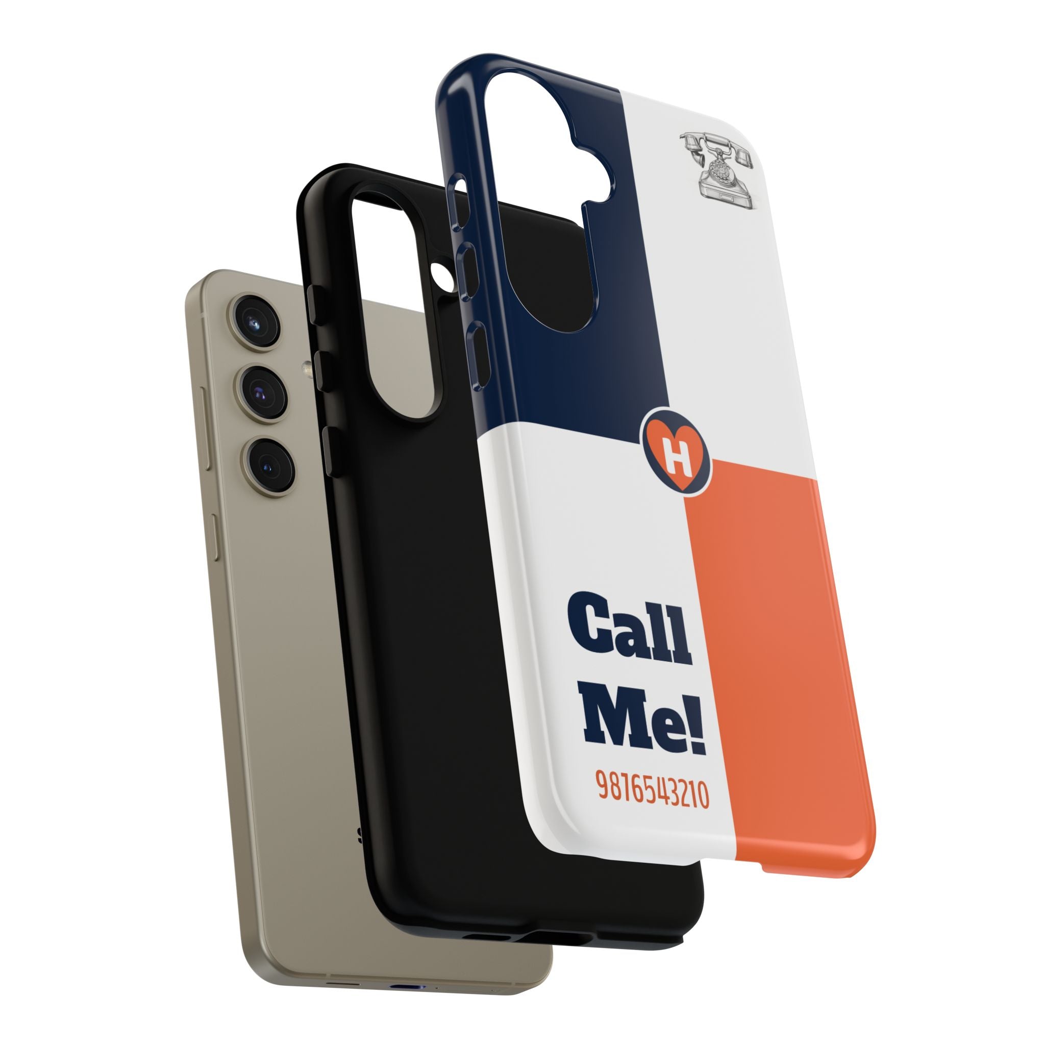 Hobber CallMe: Stylish Phone Case for Tough Protection, Customizable Cover, Durable Design