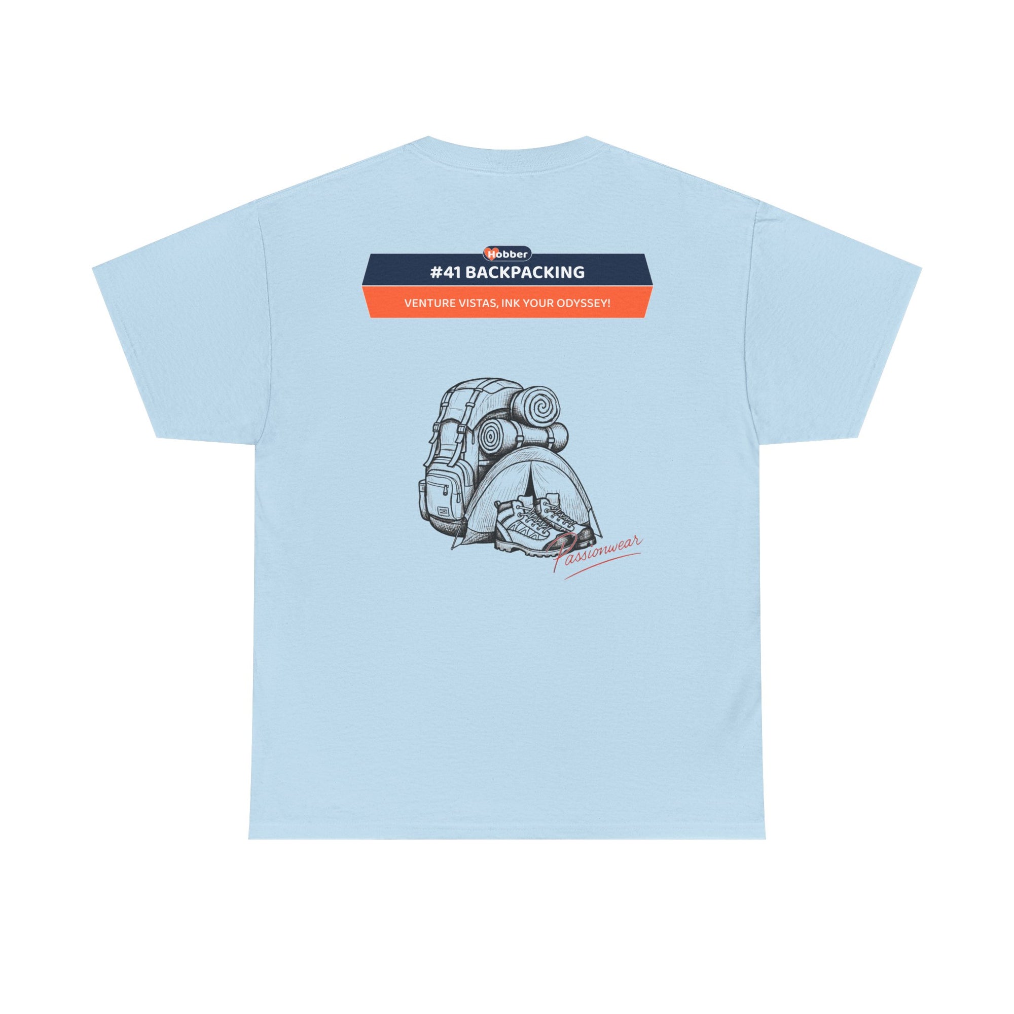 Hobber Unisex Sports & Adventure T-Shirt, #41 Backpacking
