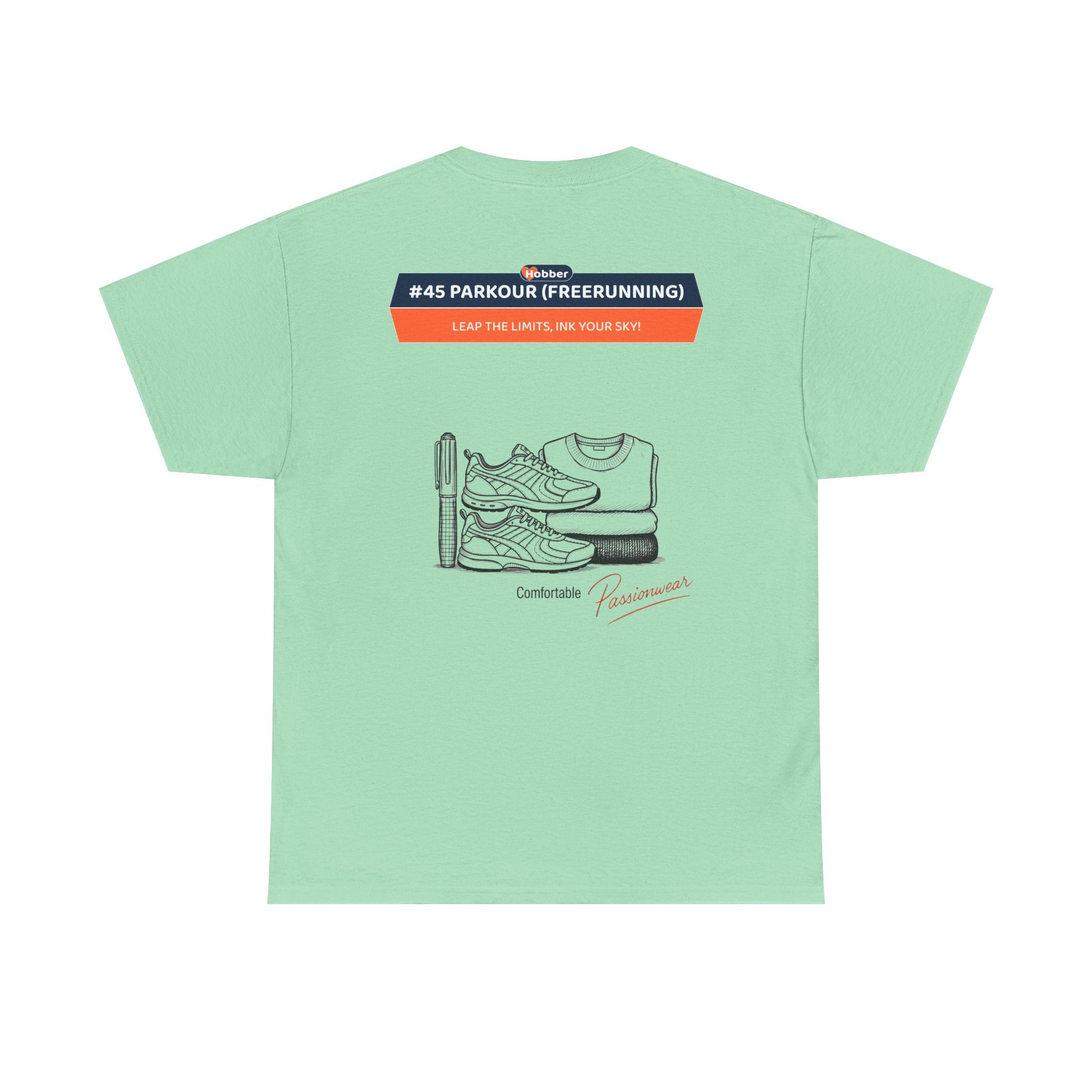 Hobber Mens Sports & Adventure T-Shirt, #45 Parkour (Freerunning)