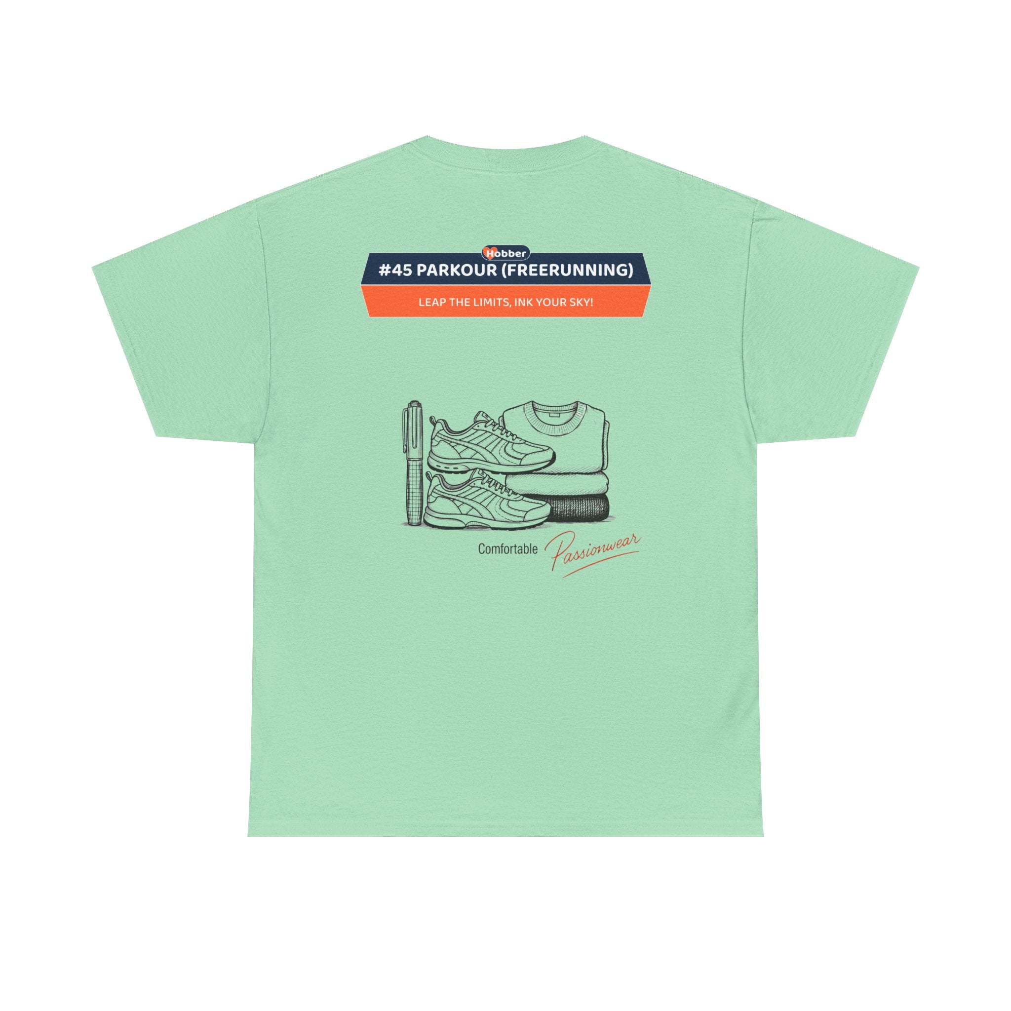 Hobber Mens Sports & Adventure T-Shirt, #45 Parkour (Freerunning)