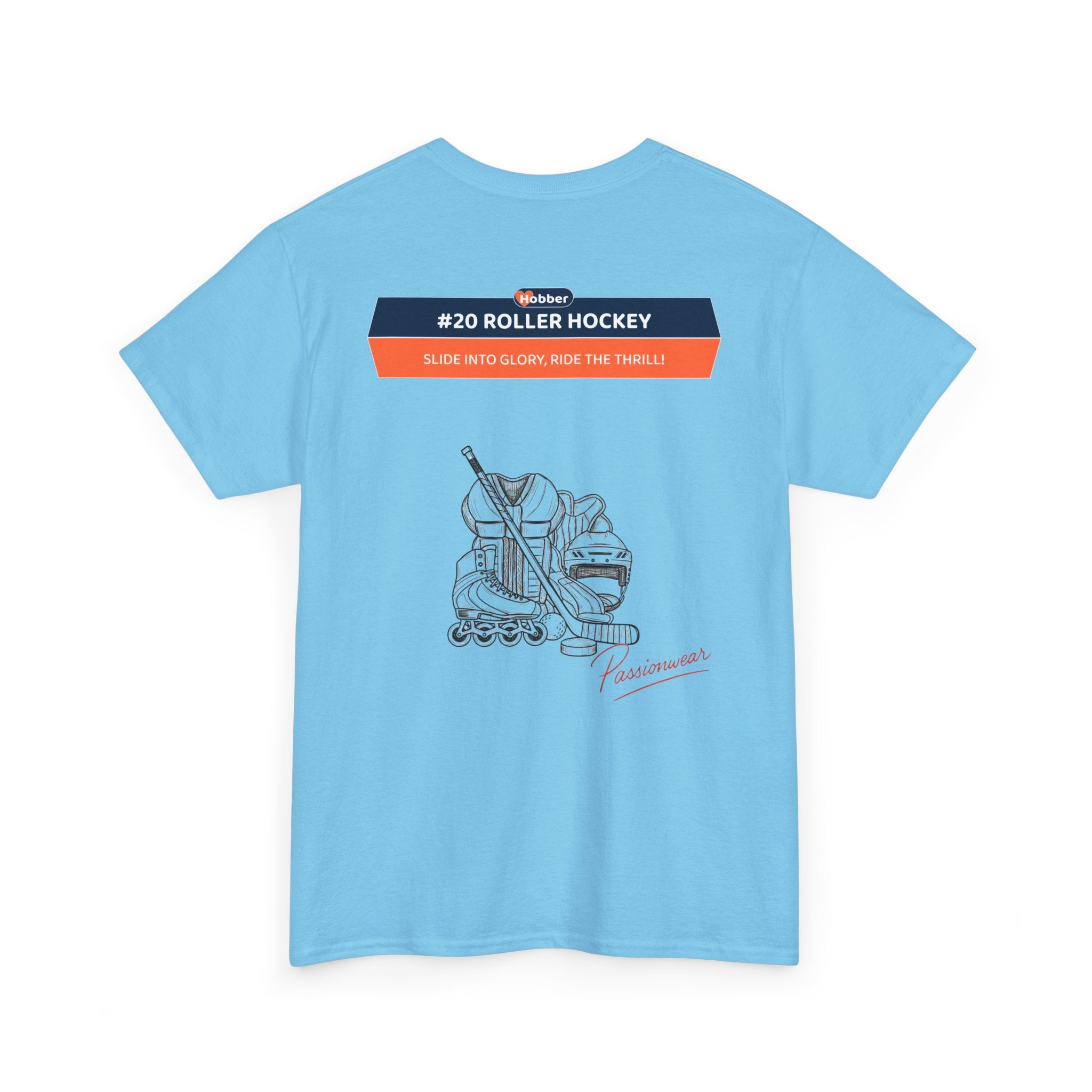 Hobber Mens Sports & Adventure T-Shirt, #20 Roller hockey