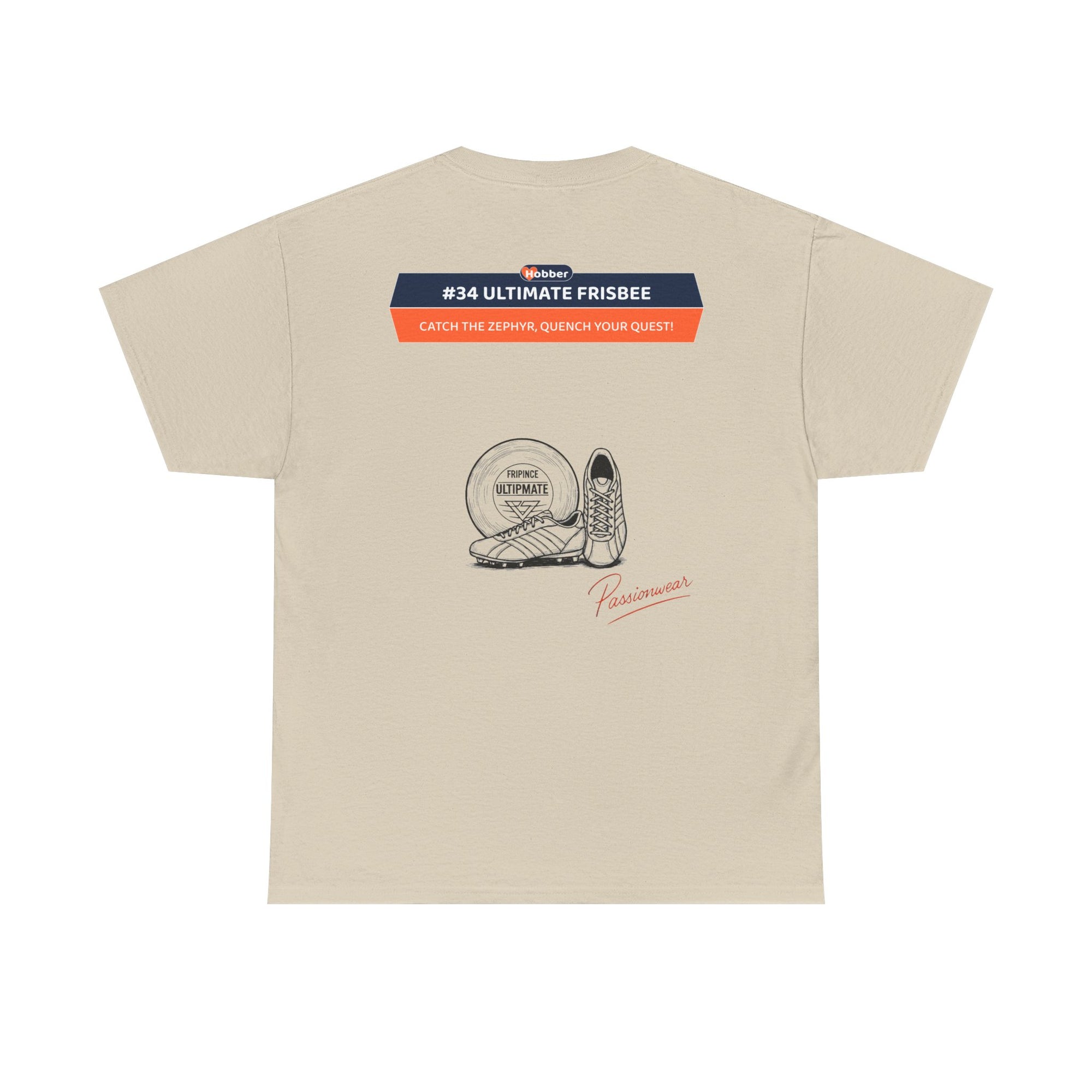 Hobber Unisex Sports & Adventure T-Shirt, #34 Ultimate Frisbee