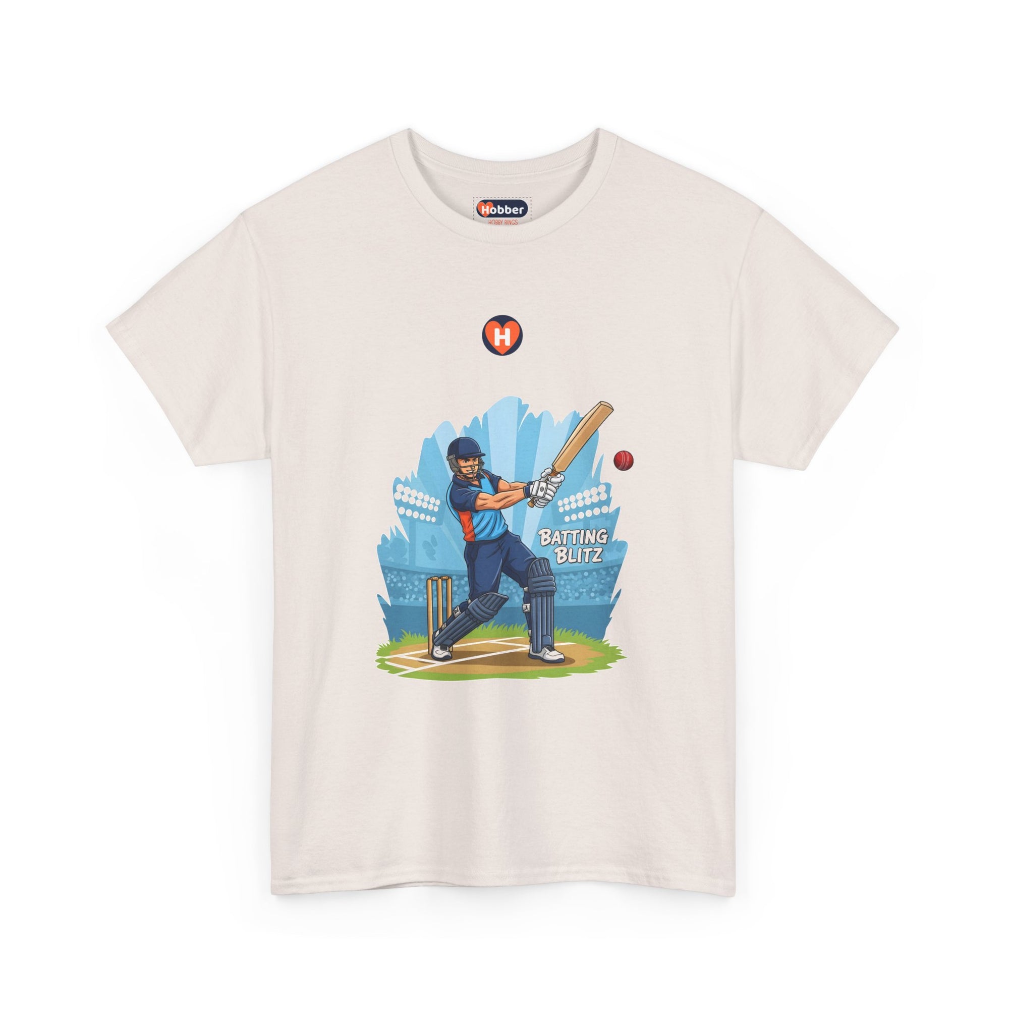 Hobber Mens Sports & Adventure T-Shirt, #25 Cricket