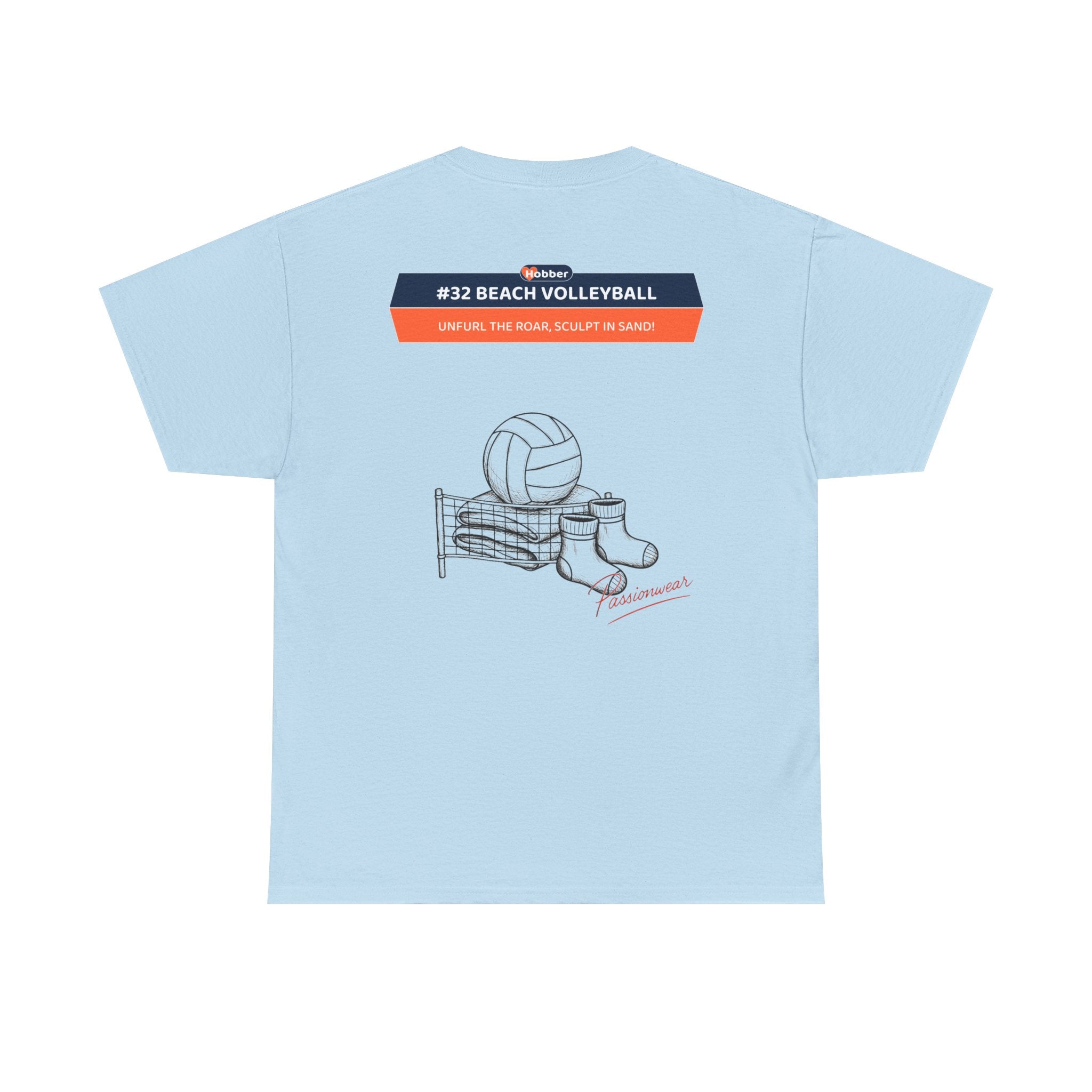 Hobber Unisex Sports & Adventure T-Shirt, #32 Beach volleyball