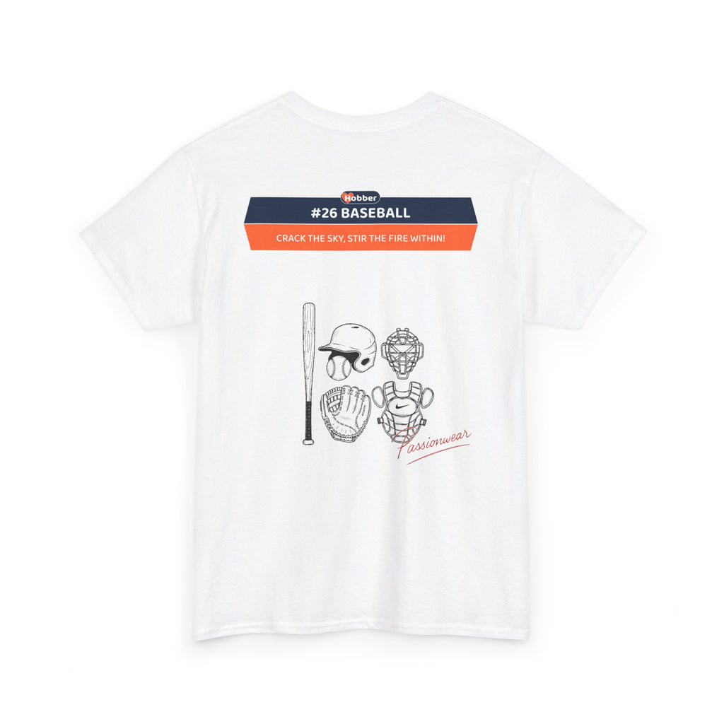 Hobber Mens Sports & Adventure T-Shirt, #26 Baseball