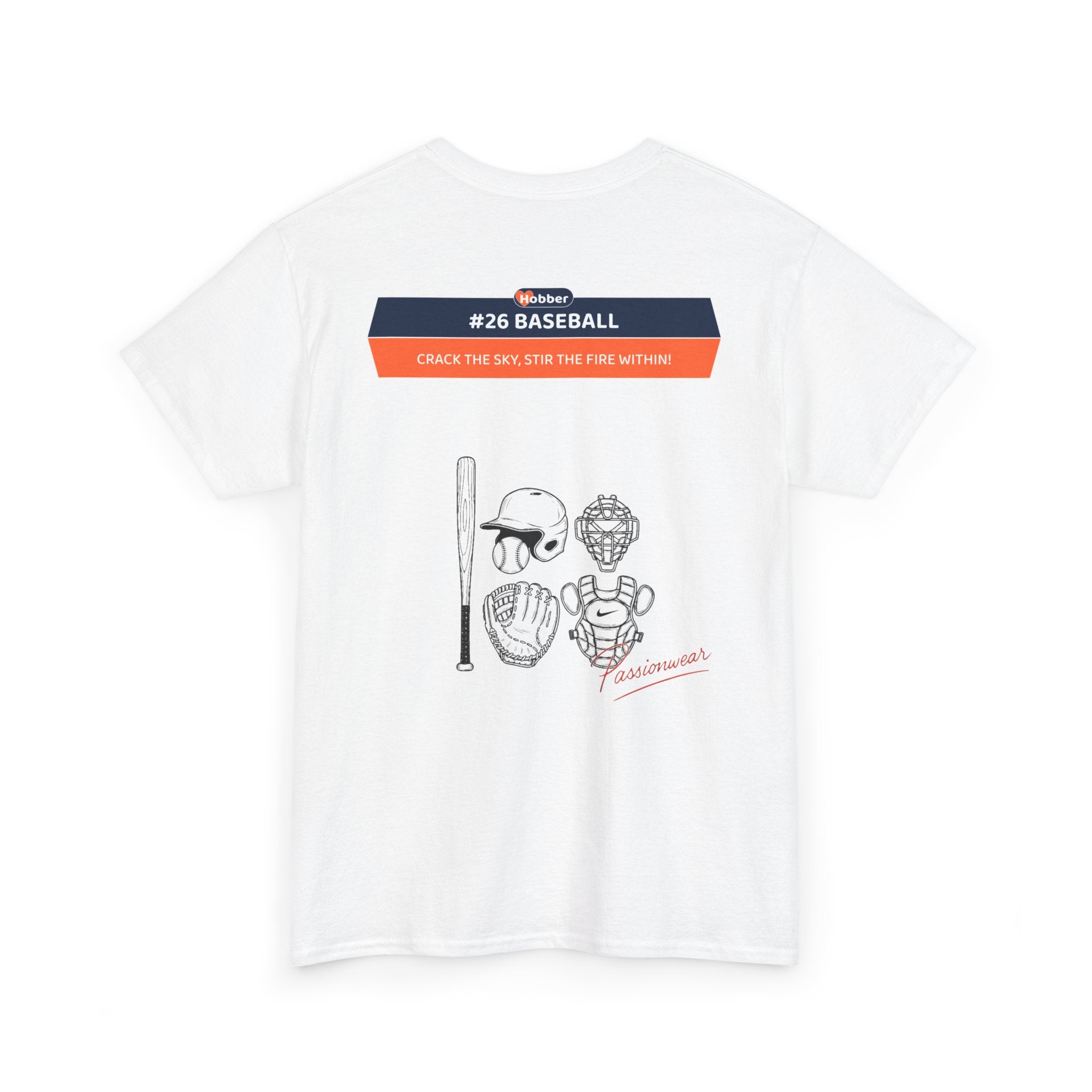 Hobber Mens Sports & Adventure T-Shirt, #26 Baseball