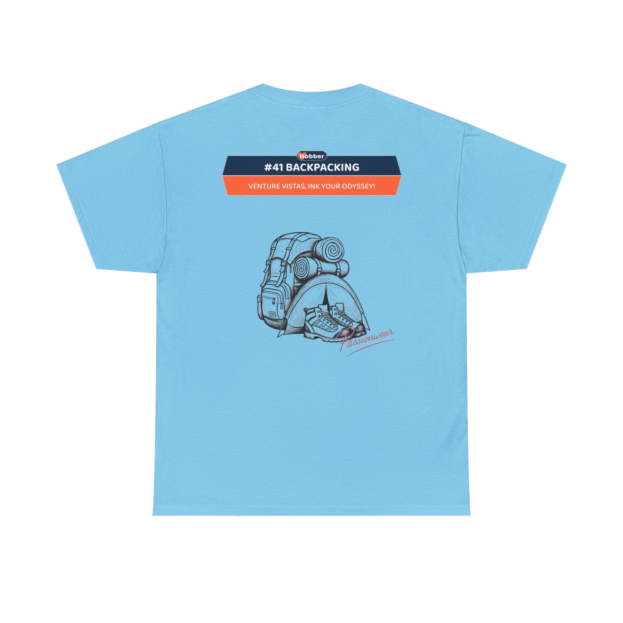Hobber Unisex Sports & Adventure T-Shirt, #41 Backpacking
