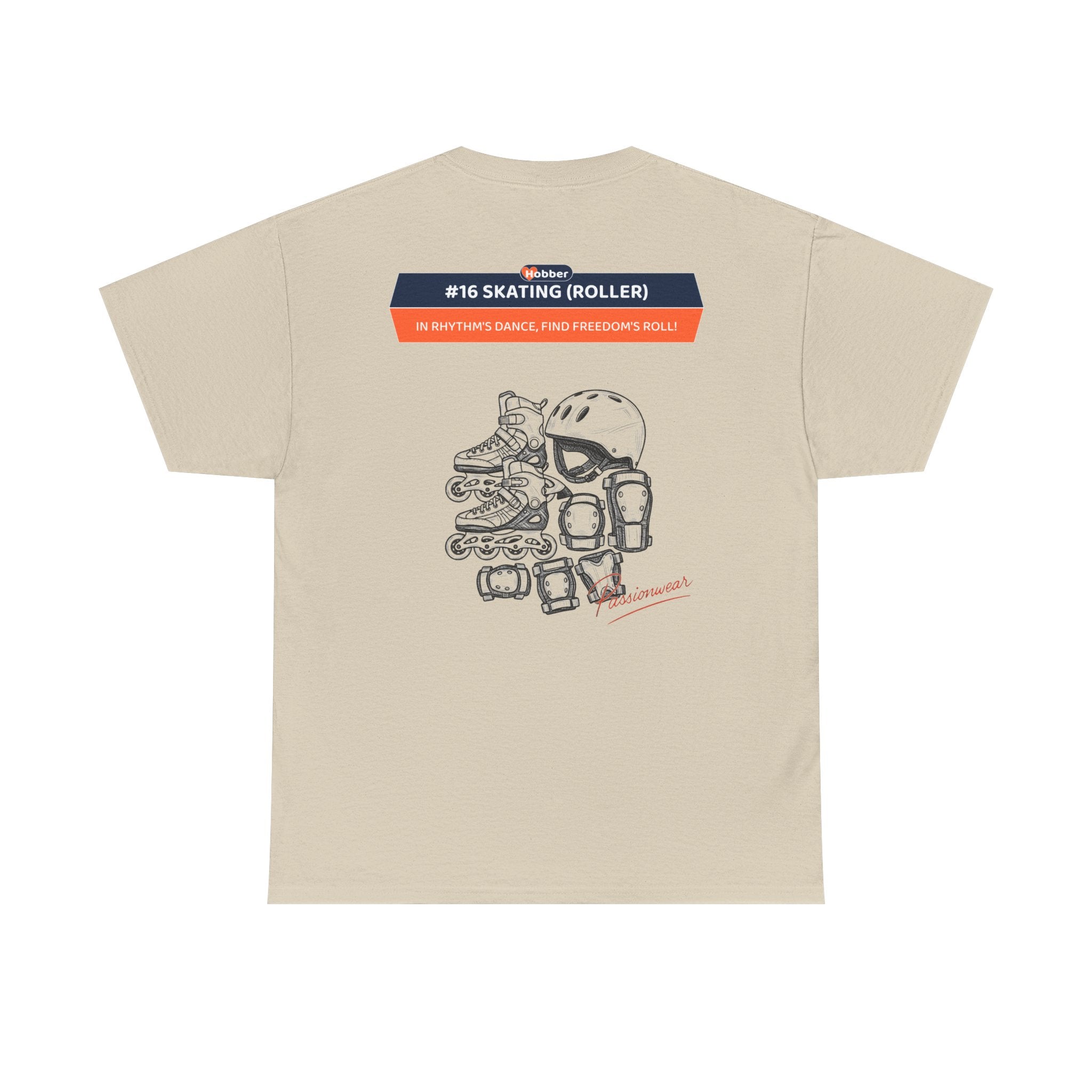 Hobber Unisex Sports & Adventure T-Shirt, #16 Skating (Roller)