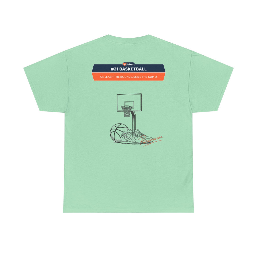 Hobber Mens Sports & Adventure T-Shirt, #21 Basketball