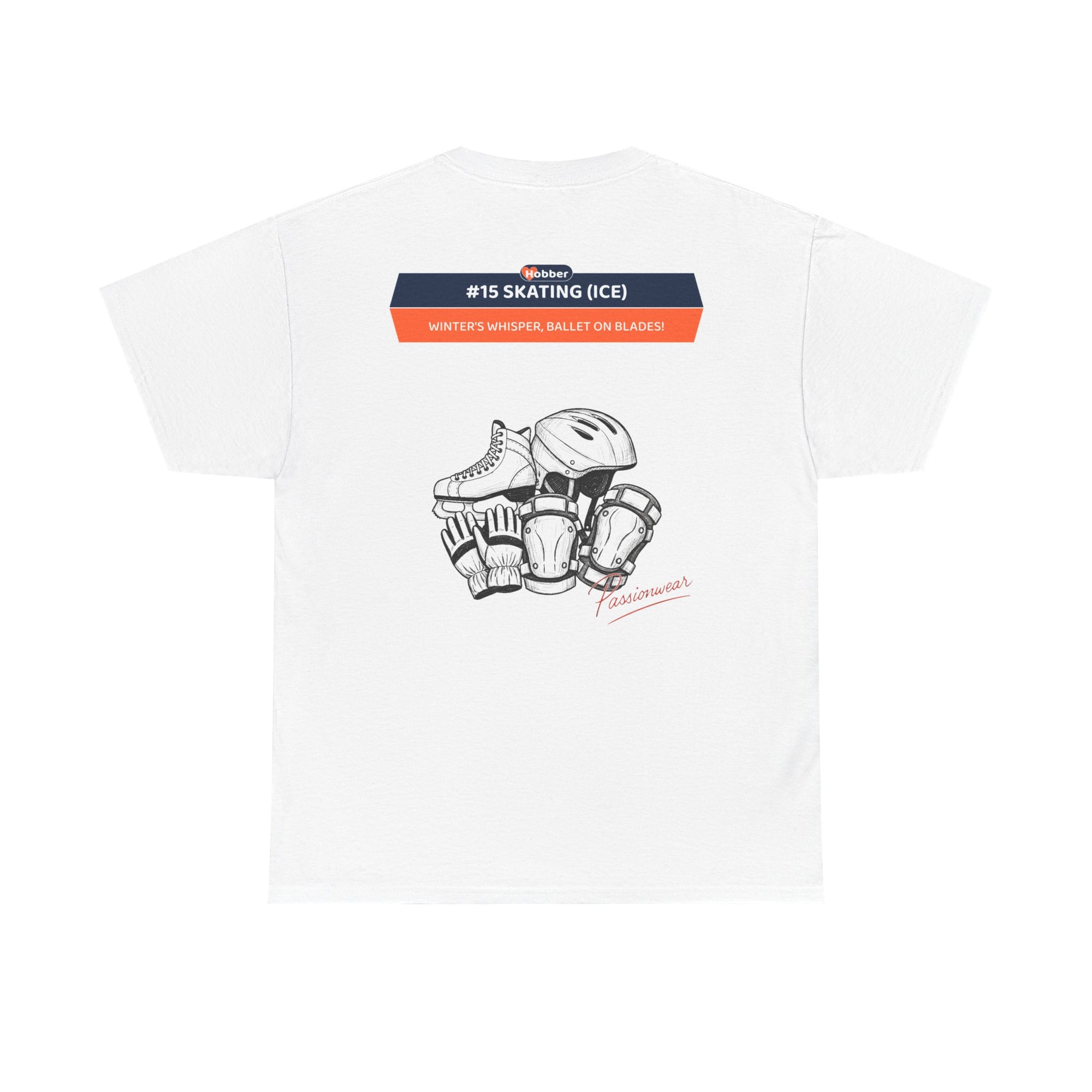 Hobber Unisex Sports & Adventure T-Shirt, #15 Skating (Ice)