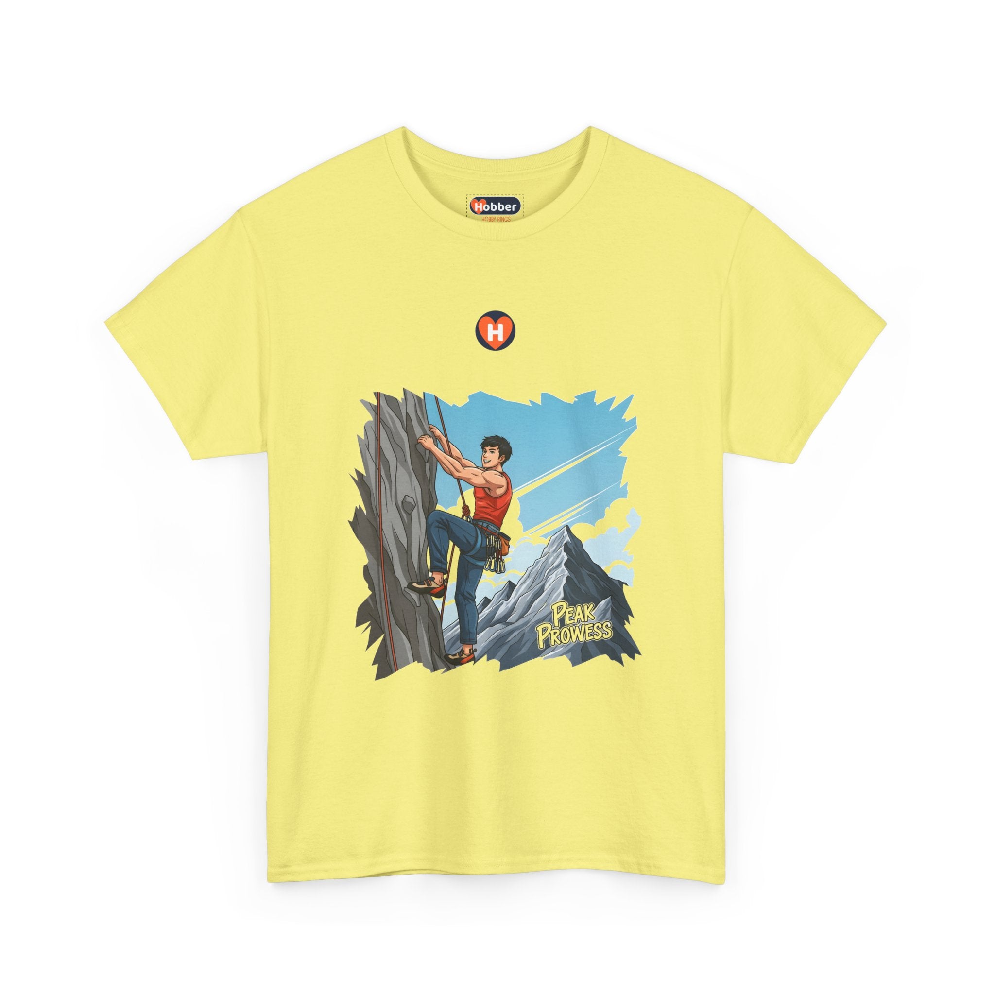 Hobber Mens Sports & Adventure T-Shirt, #43 Climbing (Rock)