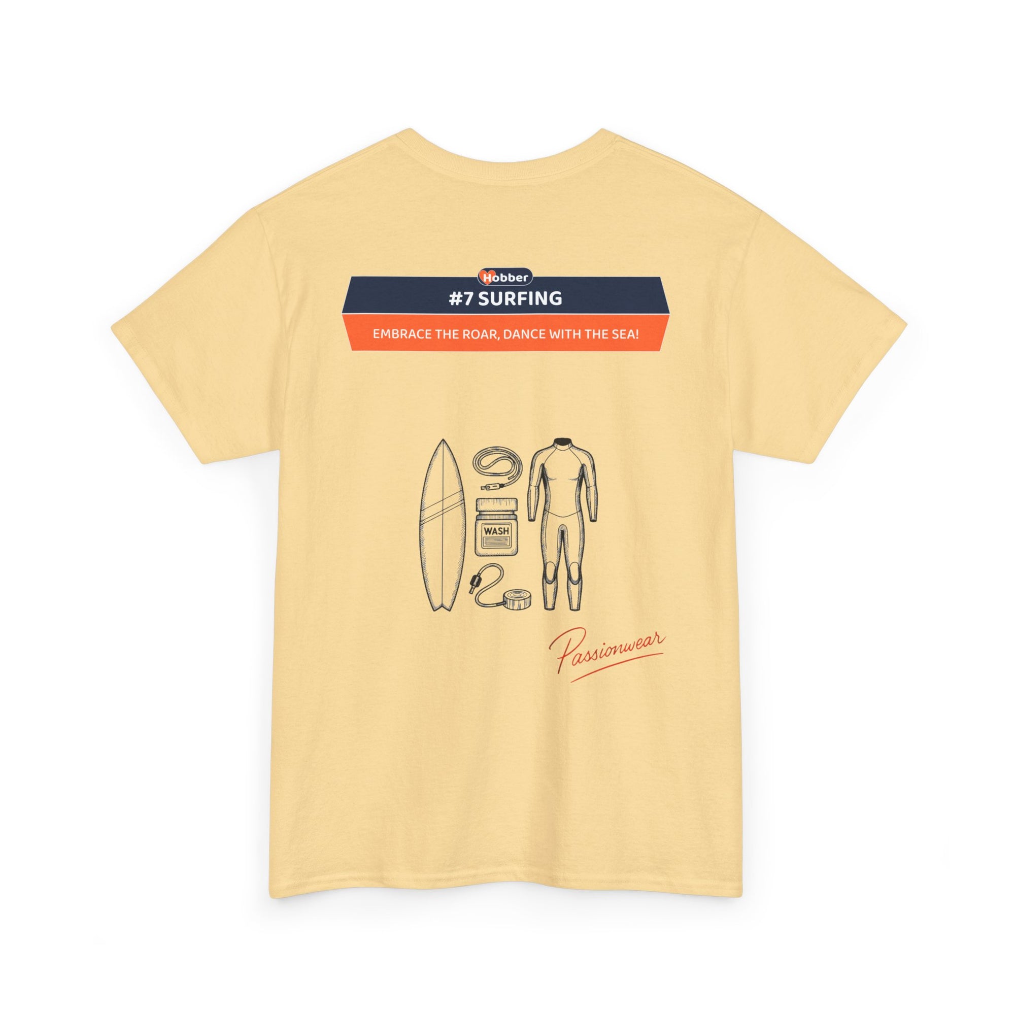 Hobber Mens Sports & Adventure T-Shirt, #7 Surfing